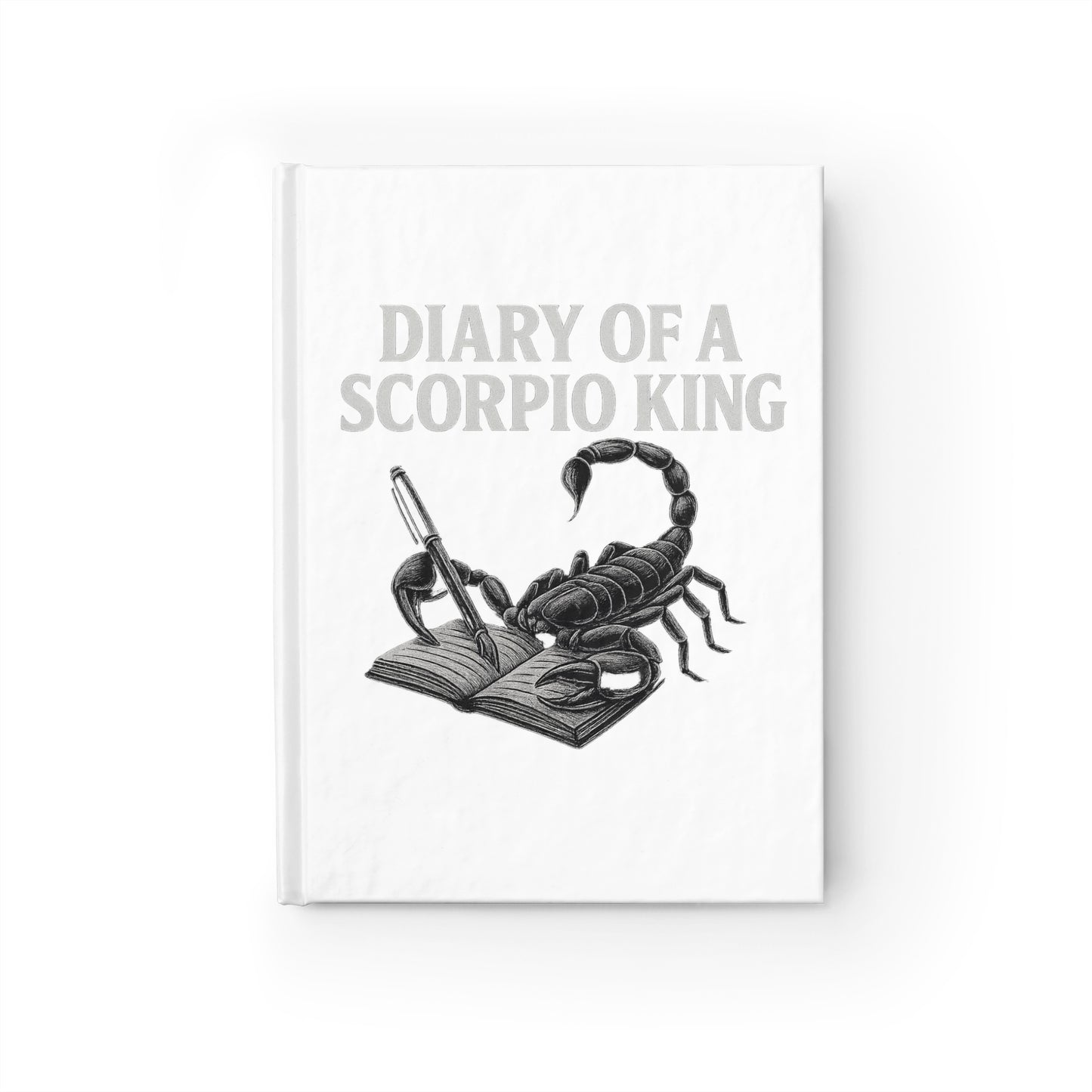 Scorpio King Journal - Diary of a Scorpio King, Astrology Journal, Personalized Gift, Zodiac Notebook, Halloween Gift