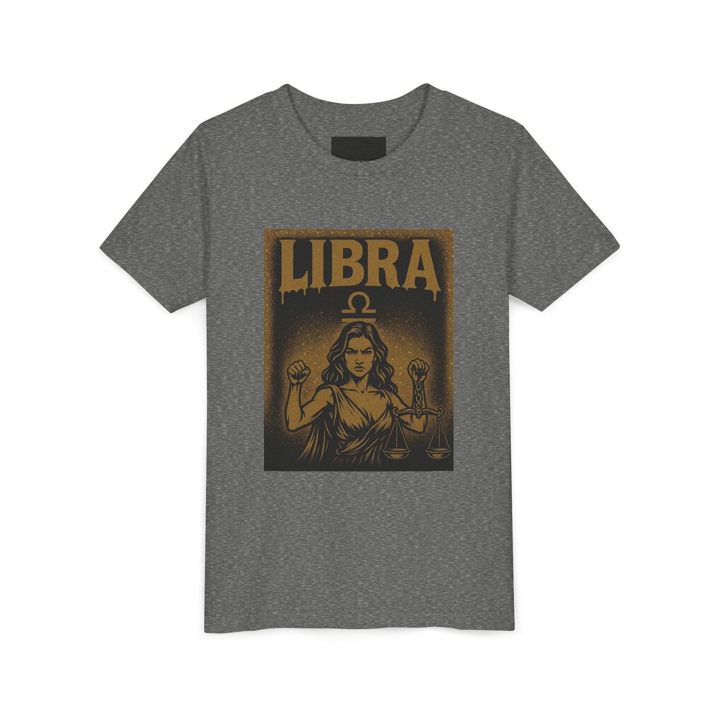 Gemini Wolf Youth Short Sleeve Tee - Astrology Shirt, Birthday Gift, Zodiac Apparel, Unique Tee for Kids