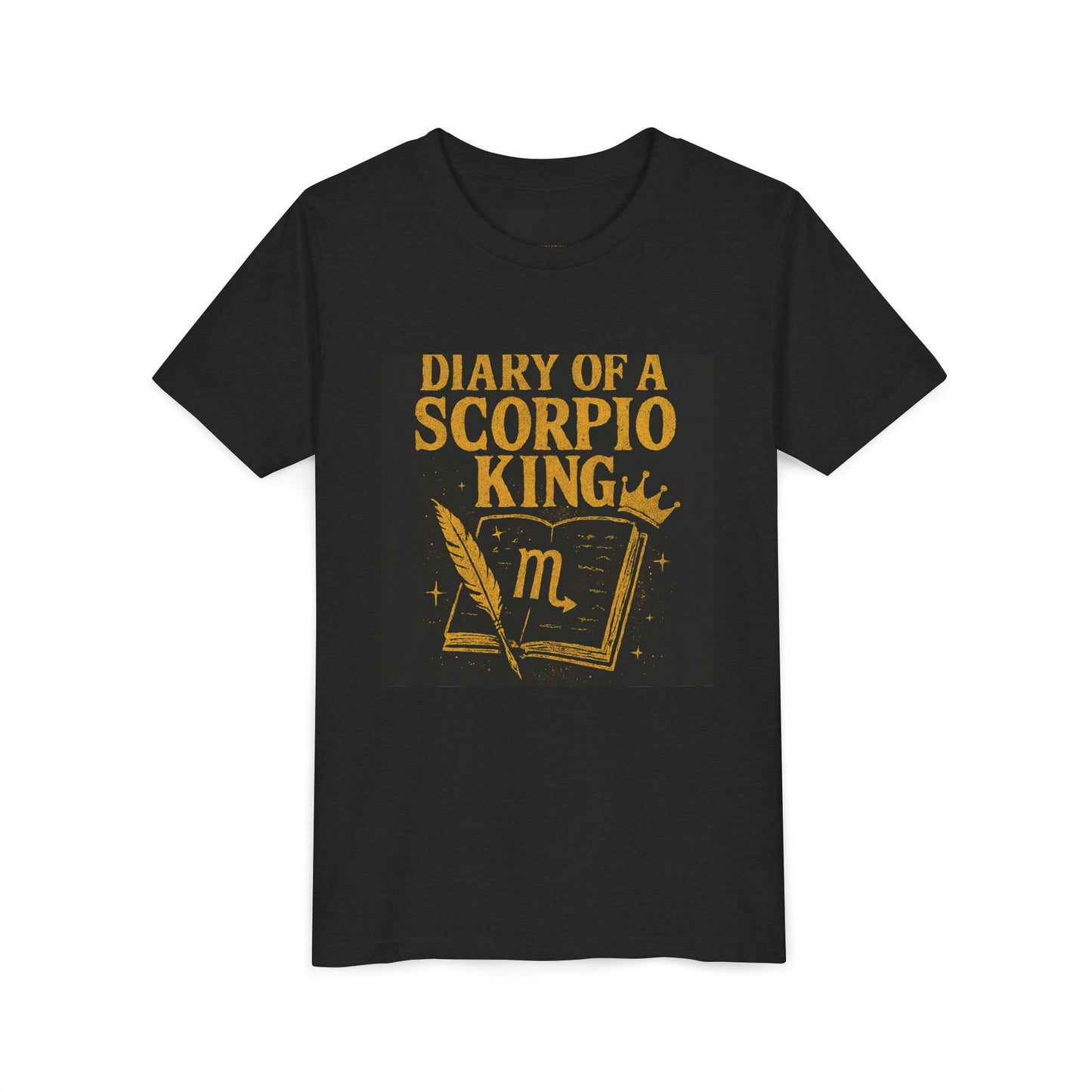 Gemini Wolf Youth Short Sleeve Tee - Astrology Shirt, Birthday Gift, Zodiac Apparel, Unique Tee for Kids