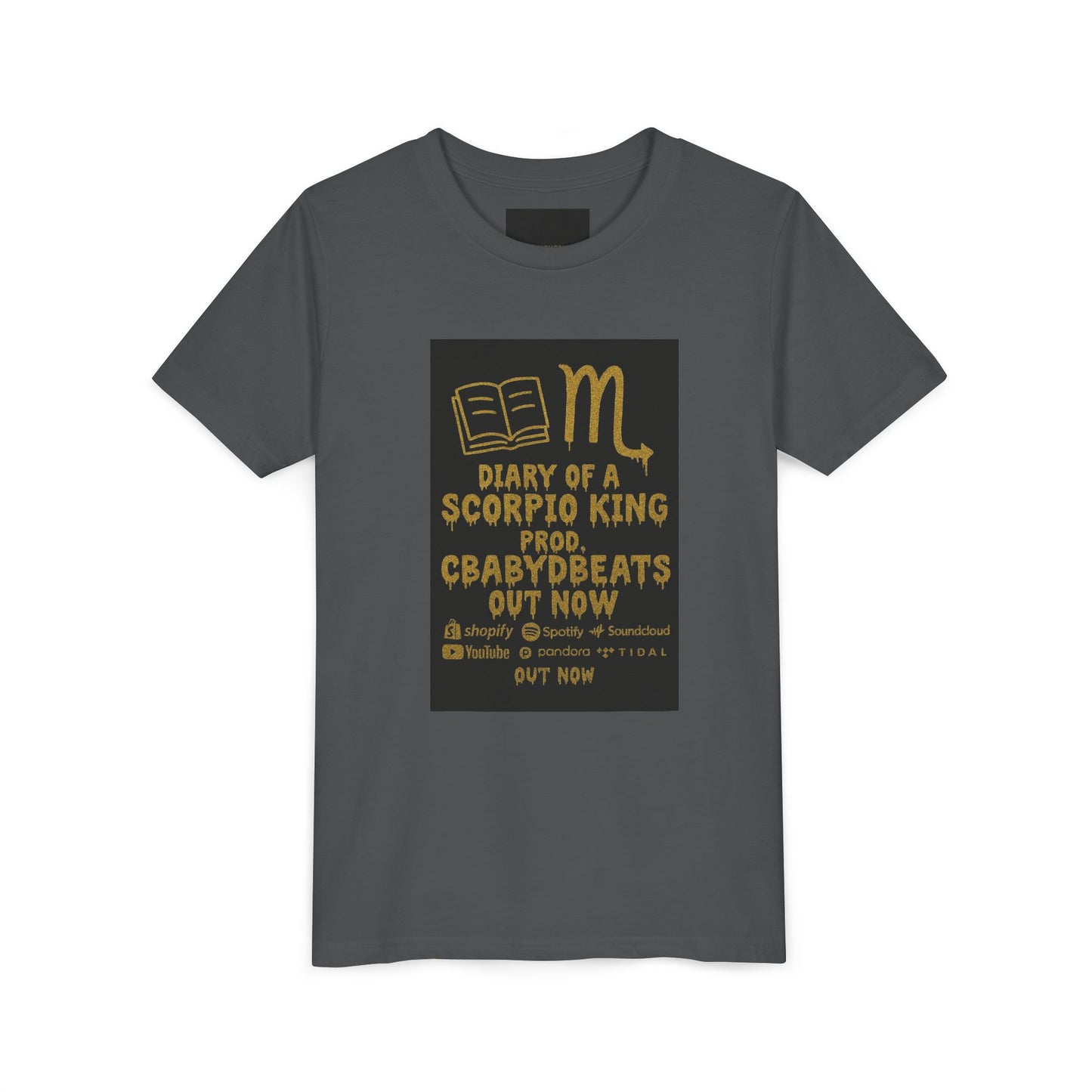 Gemini Wolf Youth Short Sleeve Tee - Astrology Shirt, Birthday Gift, Zodiac Apparel, Unique Tee for Kids