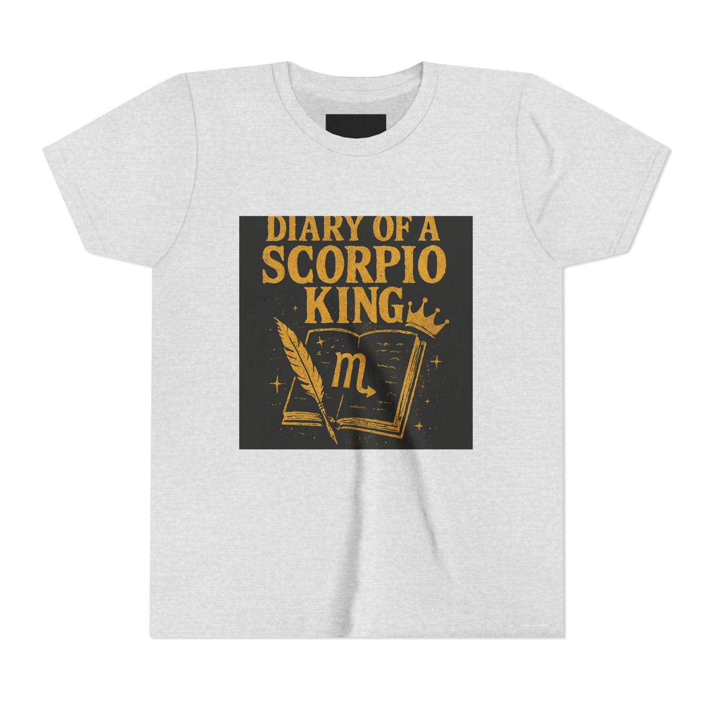 Gemini Wolf Youth Short Sleeve Tee - Astrology Shirt, Birthday Gift, Zodiac Apparel, Unique Tee for Kids