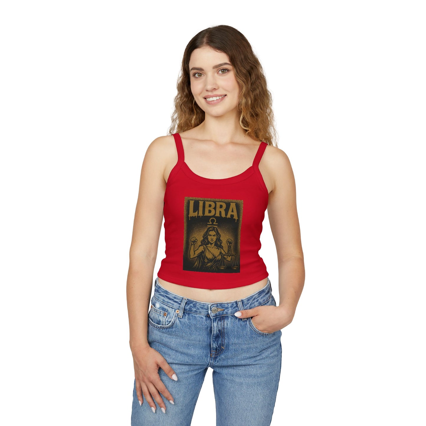 Sagittarius Zodiac Spaghetti Strap Tank Top, Astrology Apparel, Horoscope Gift, Birthday Top, Summer Fashion, Zodiac Sign Clothing