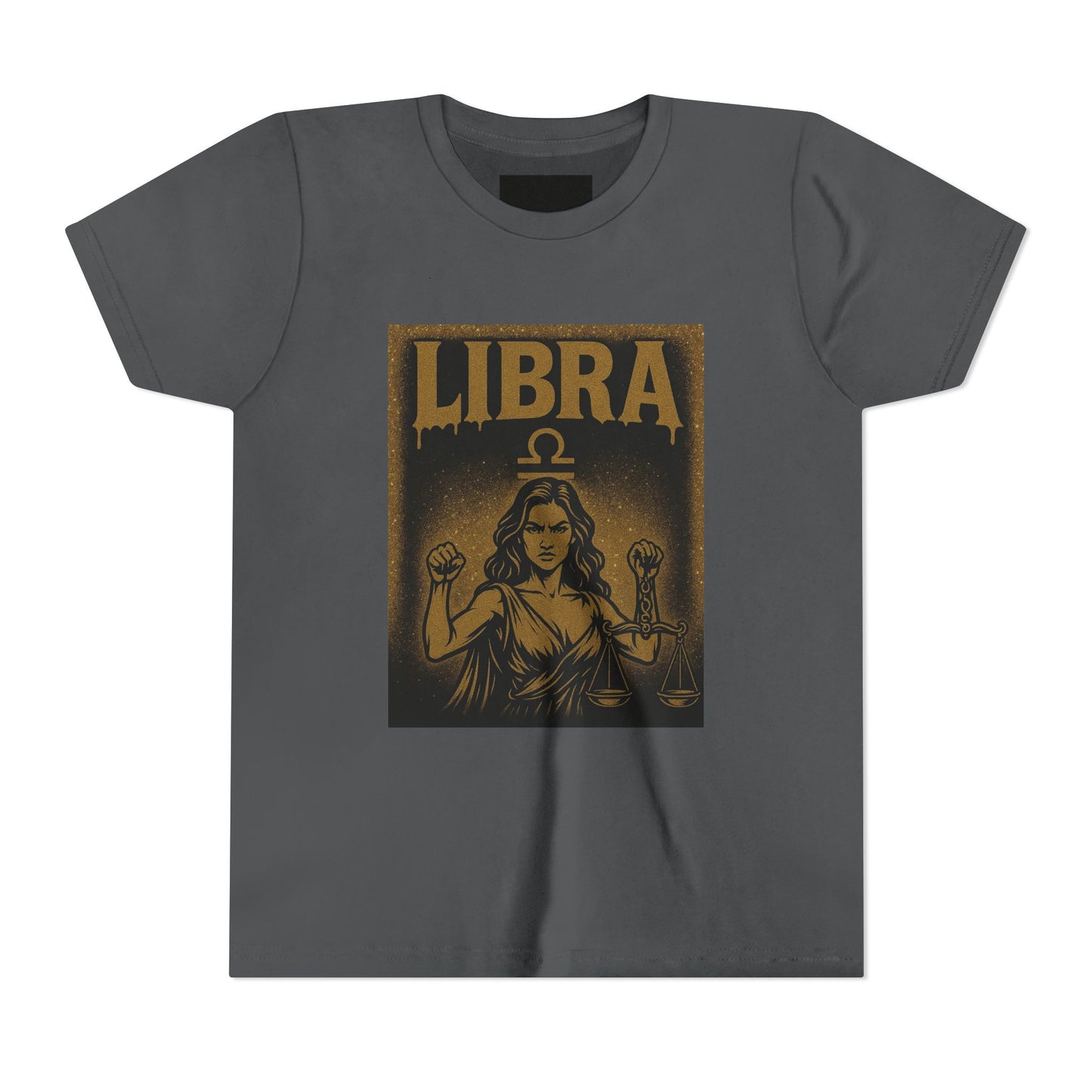 Gemini Wolf Youth Short Sleeve Tee - Astrology Shirt, Birthday Gift, Zodiac Apparel, Unique Tee for Kids