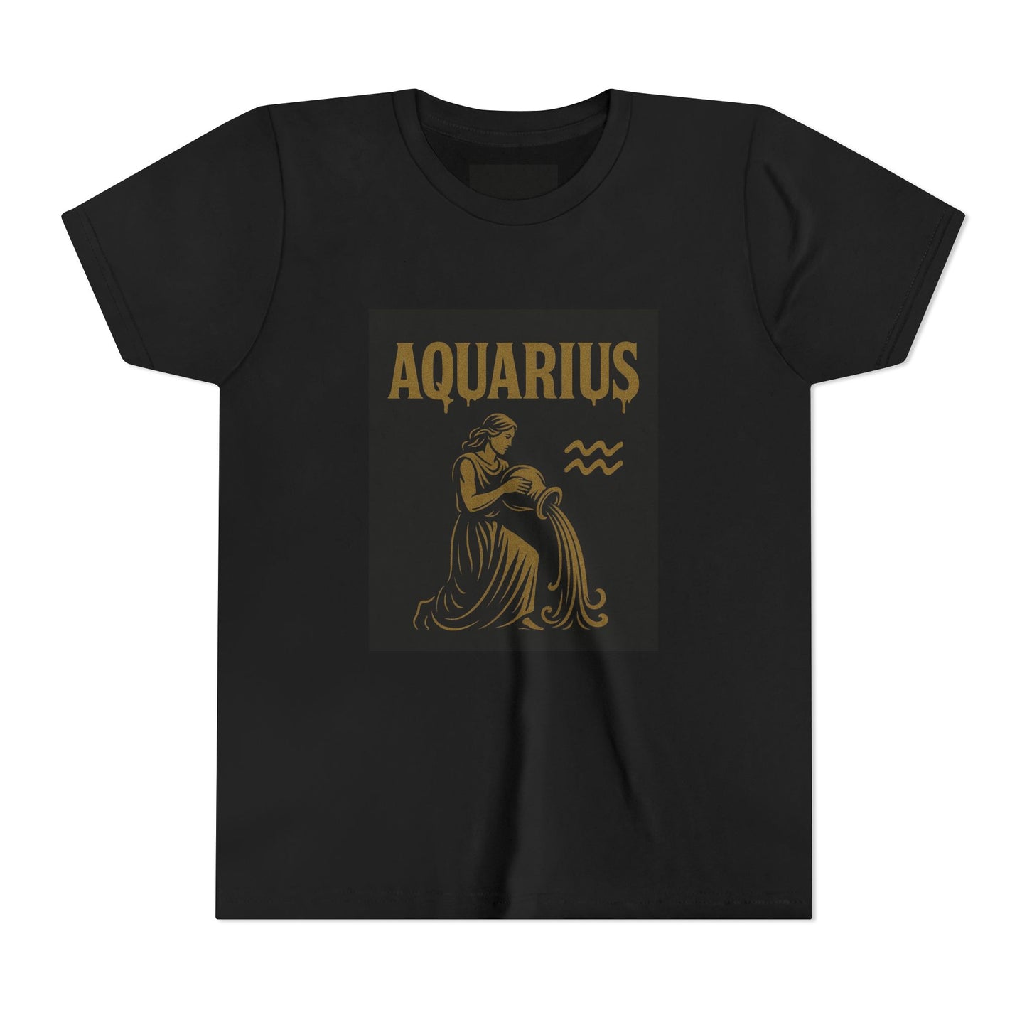 Gemini Wolf Youth Short Sleeve Tee - Astrology Shirt, Birthday Gift, Zodiac Apparel, Unique Tee for Kids