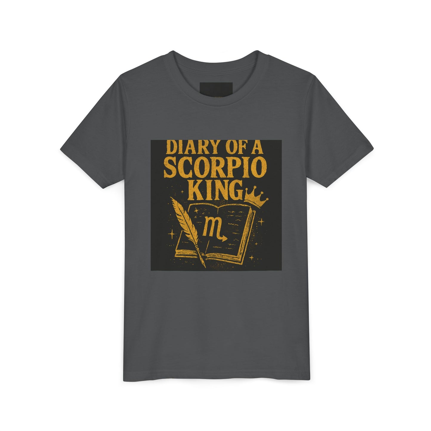 Gemini Wolf Youth Short Sleeve Tee - Astrology Shirt, Birthday Gift, Zodiac Apparel, Unique Tee for Kids
