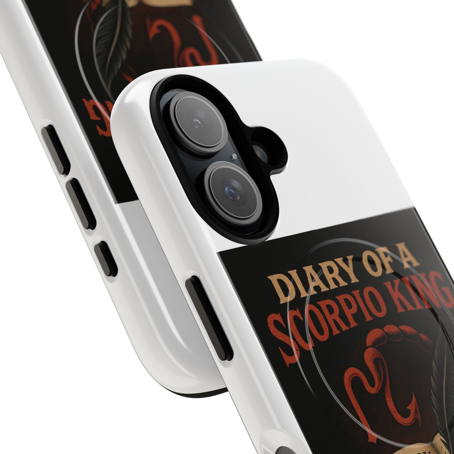Scary diary of scorpion king Phone Case, Tough Phone Cover for Astrologers, Horoscope Gift, Astrology Accessory, Durable Cell Phone Protector