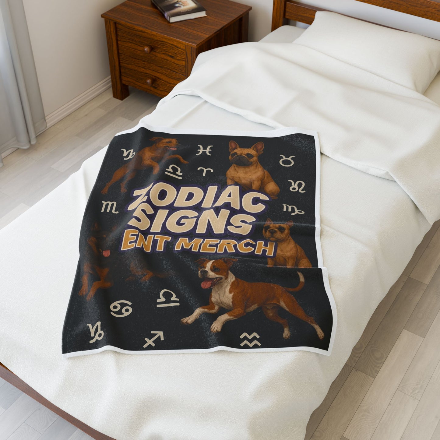 Scorpio Velveteen Plush Blanket | Cozy Zodiac Throw, Astrology Gift, Unique Home Decor, Birthday Gift for Scorpio, Warm & Soft Blanket