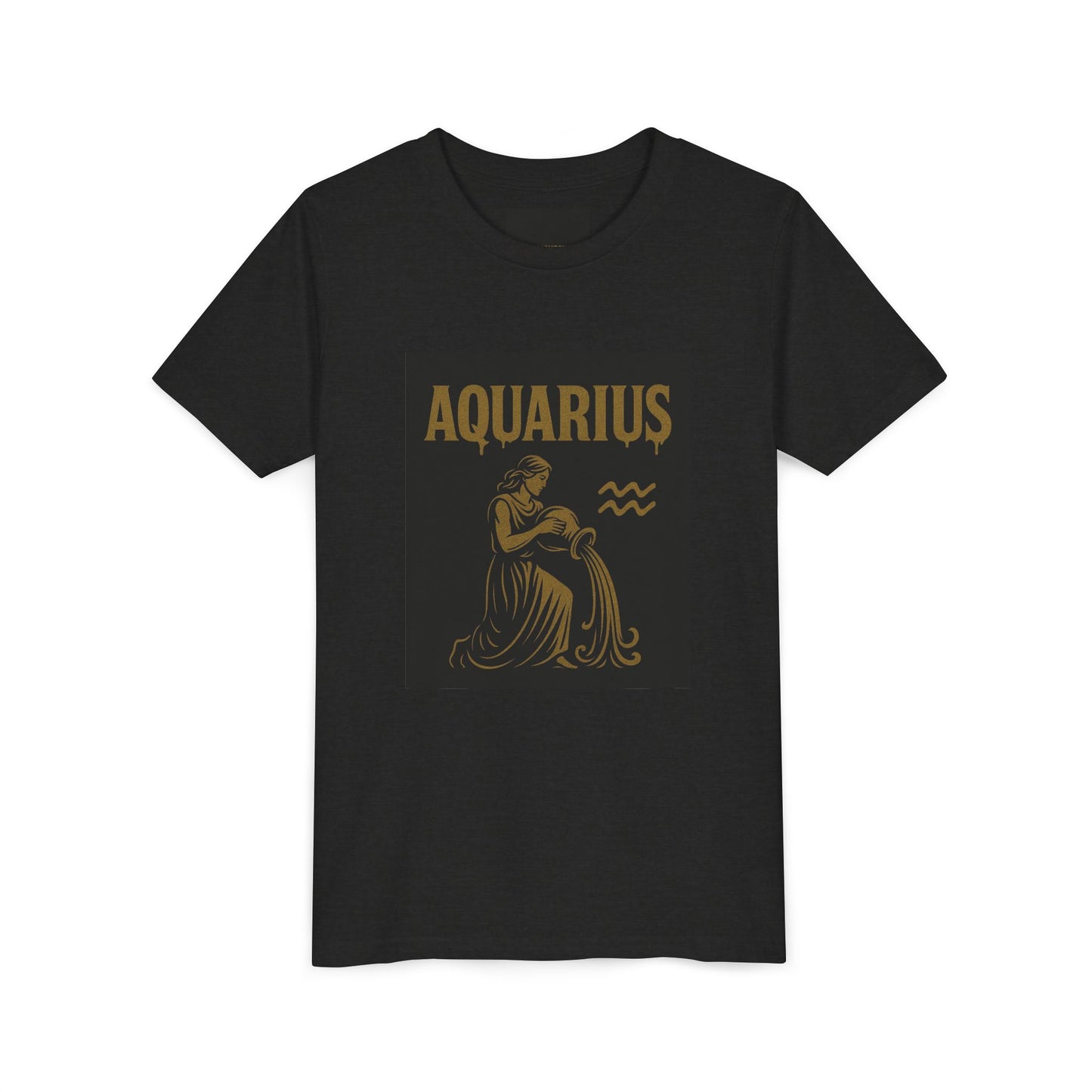 Gemini Wolf Youth Short Sleeve Tee - Astrology Shirt, Birthday Gift, Zodiac Apparel, Unique Tee for Kids