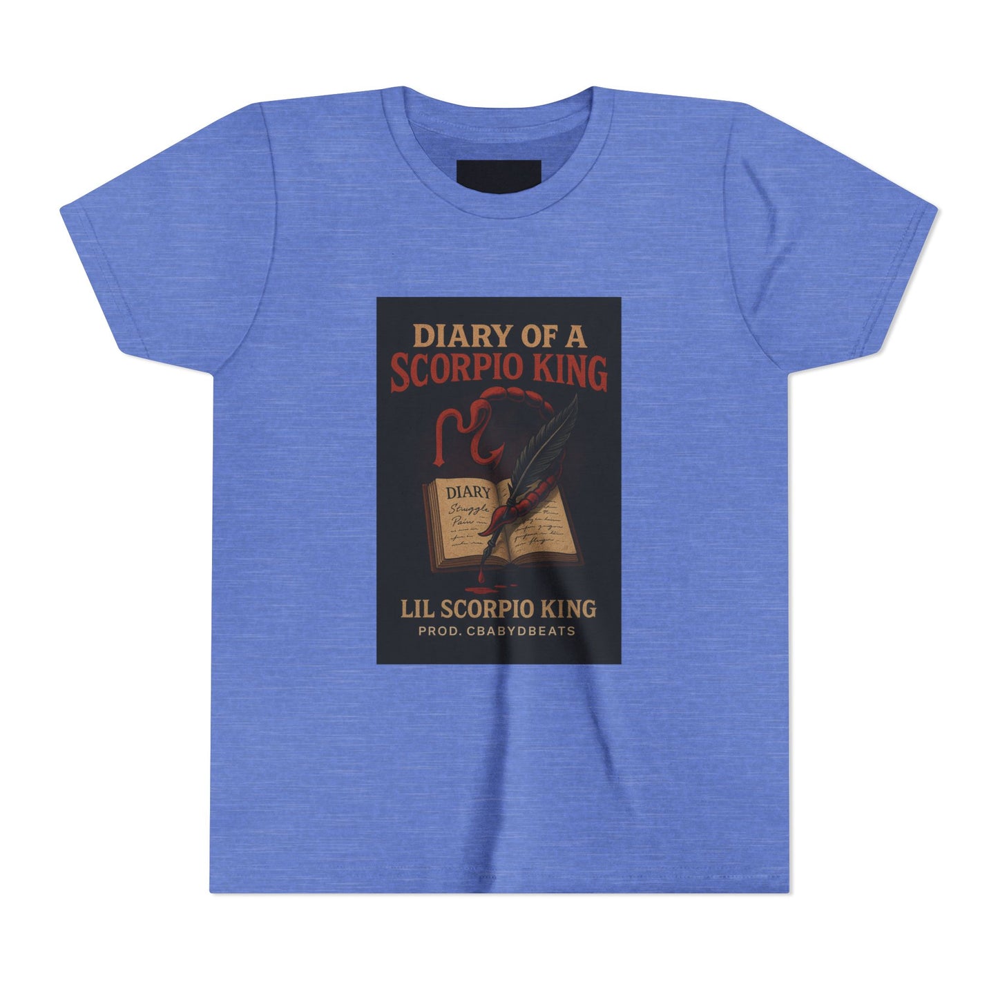 Gemini Wolf Youth Short Sleeve Tee - Astrology Shirt, Birthday Gift, Zodiac Apparel, Unique Tee for Kids