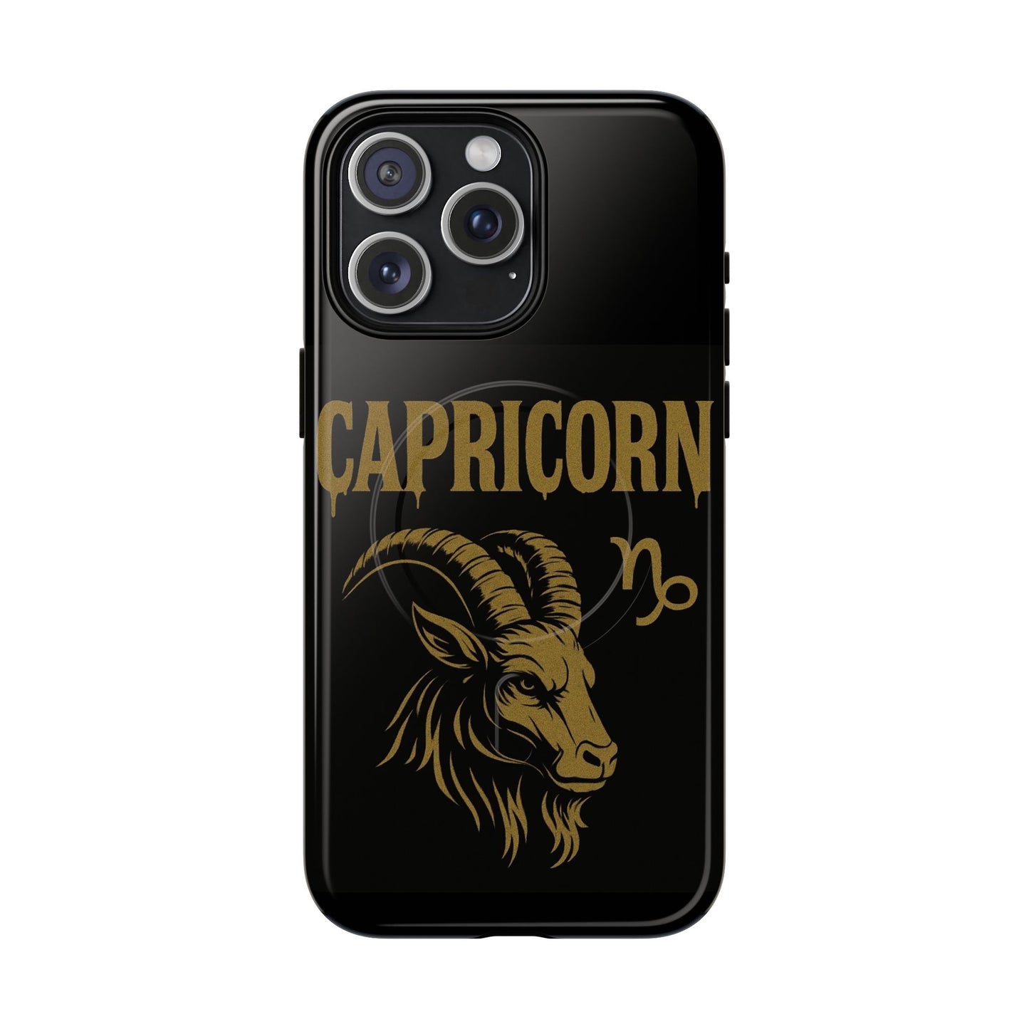 Capricorn Zodiac Magnetic Phone Case, Tough Phone Cover for Astrologers, Horoscope Gift, Astrology Accessory, Durable Cell Phone Protector