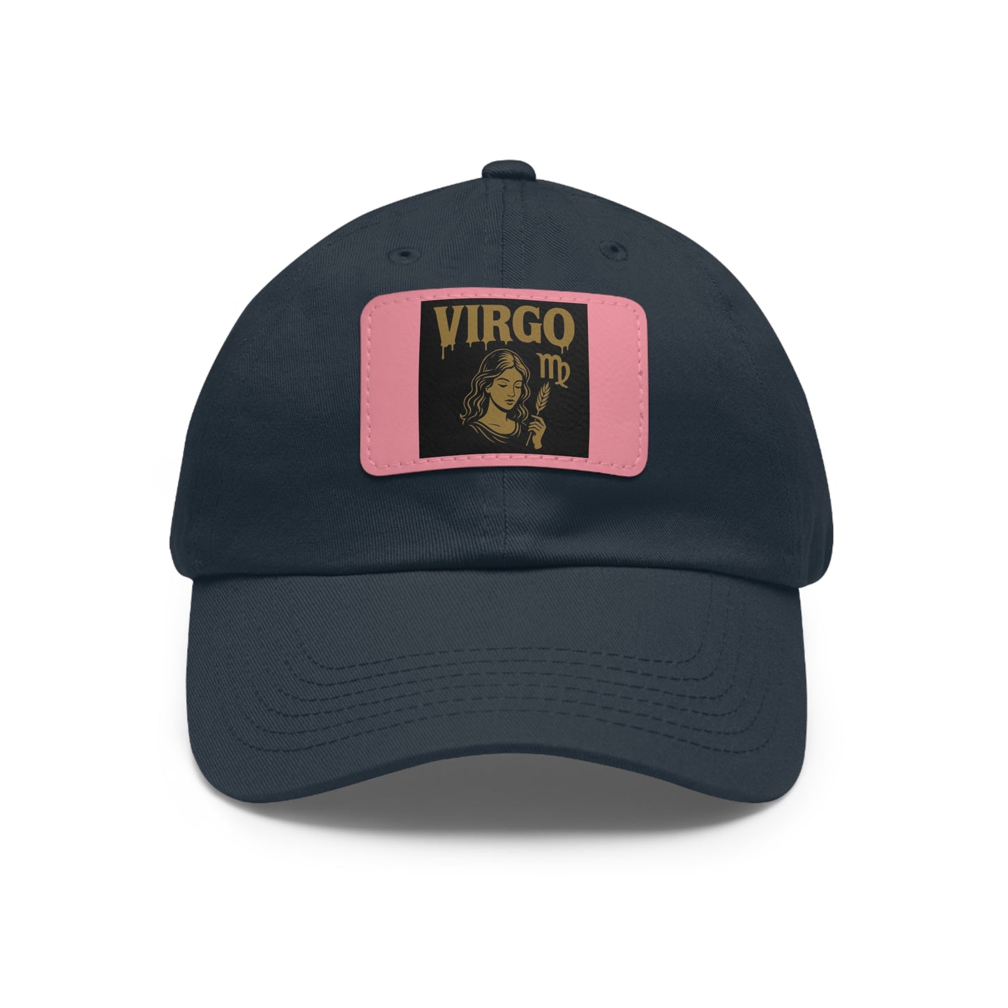 Dad Hat with Leather Patch, Astrology Fashion Hat, Gift for Pisces, Casual Outfit Accessory, Birthday Gift for Him