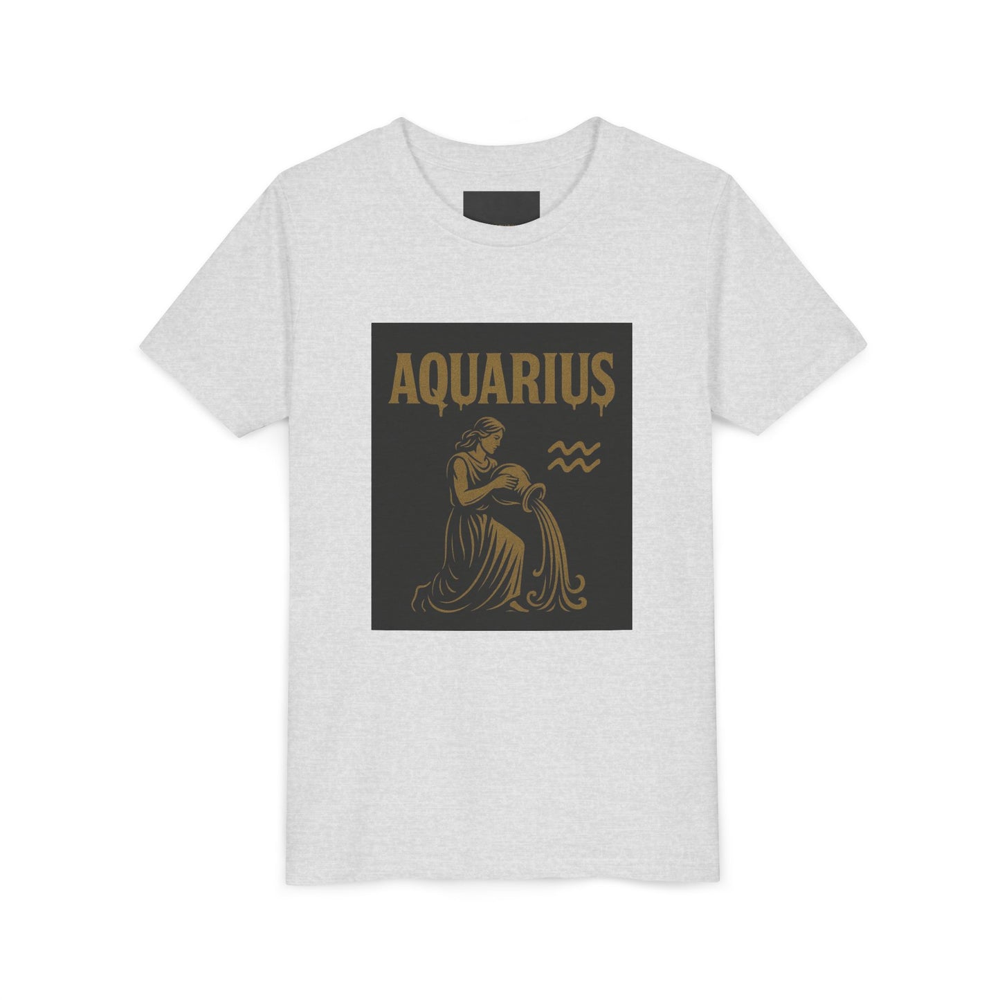 Gemini Wolf Youth Short Sleeve Tee - Astrology Shirt, Birthday Gift, Zodiac Apparel, Unique Tee for Kids