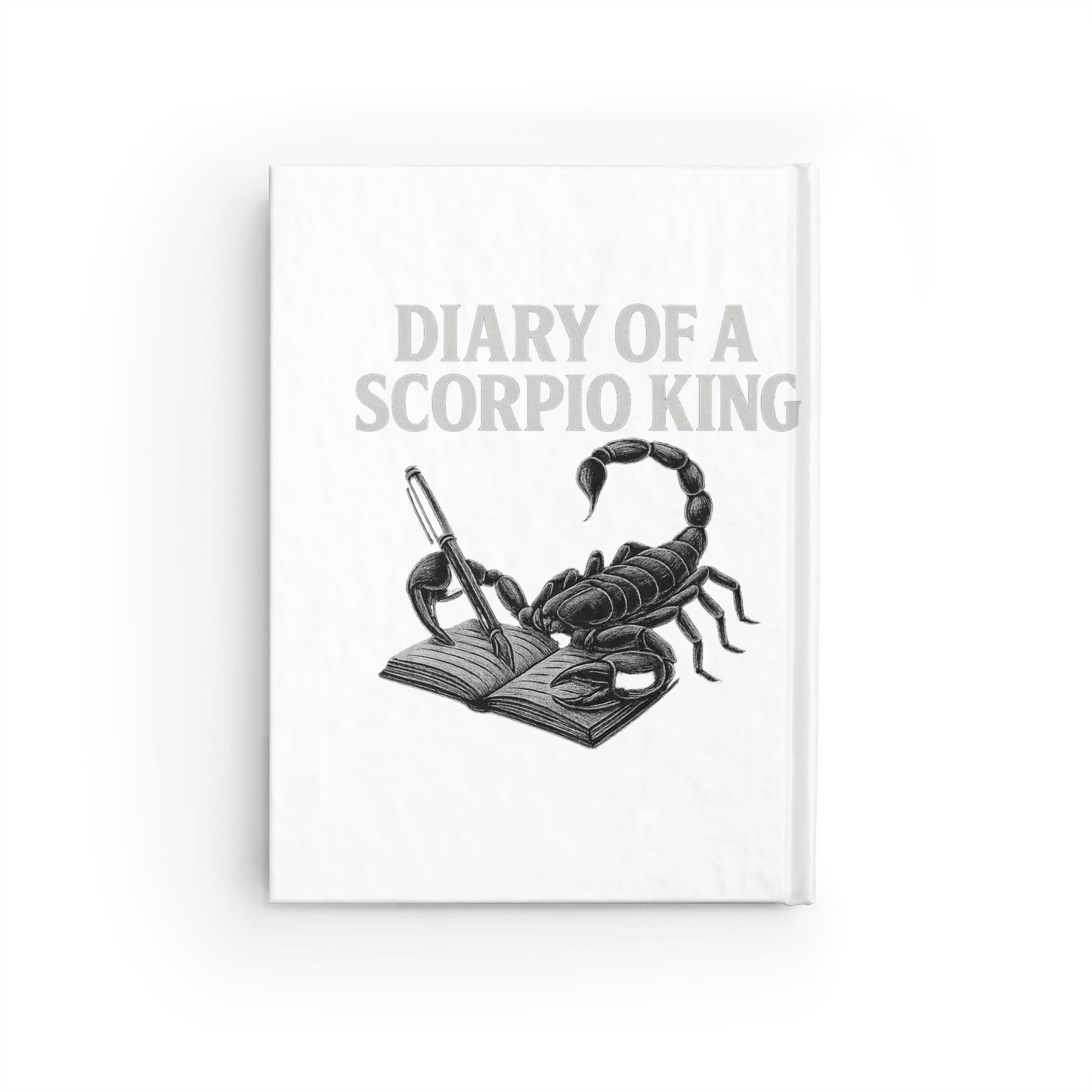 Scorpio King Journal - Diary of a Scorpio King, Astrology Journal, Personalized Gift, Zodiac Notebook, Halloween Gift