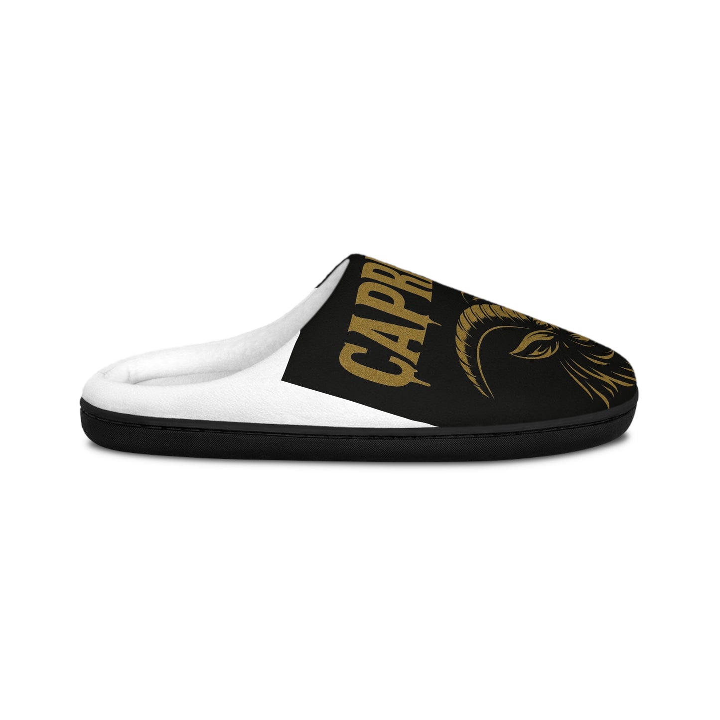 Capricorn Slippers, Relaxation Footwear, House Shoes, Gift for Him, Comfortable Slippers, Stylish Lounge Wear