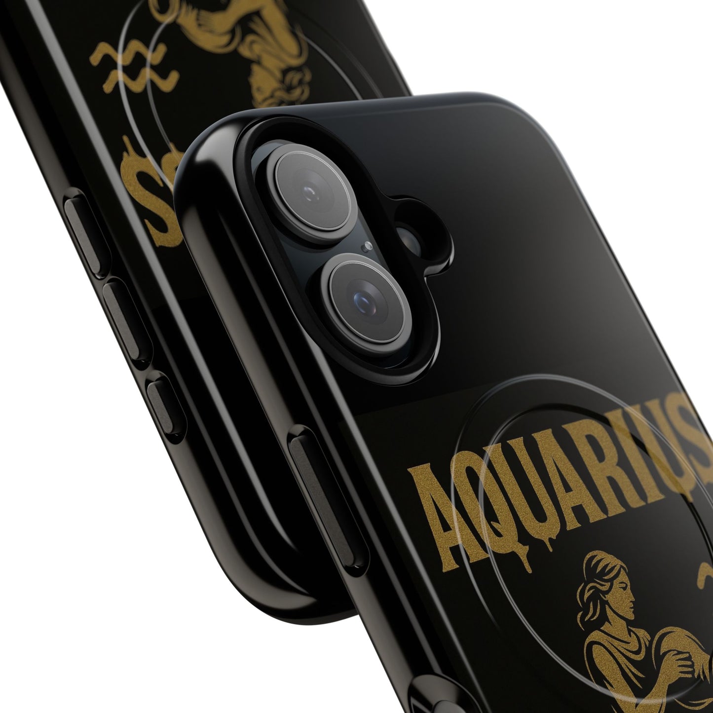 Aquarius Zodiac Magnetic Phone Case, Tough Phone Cover for Astrologers, Horoscope Gift, Astrology Accessory, Durable Cell Phone Protector