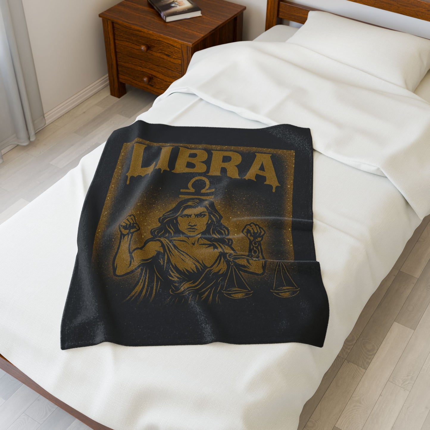 Scorpio Velveteen Plush Blanket | Cozy Zodiac Throw, Astrology Gift, Unique Home Decor, Birthday Gift for Scorpio, Warm & Soft Blanket