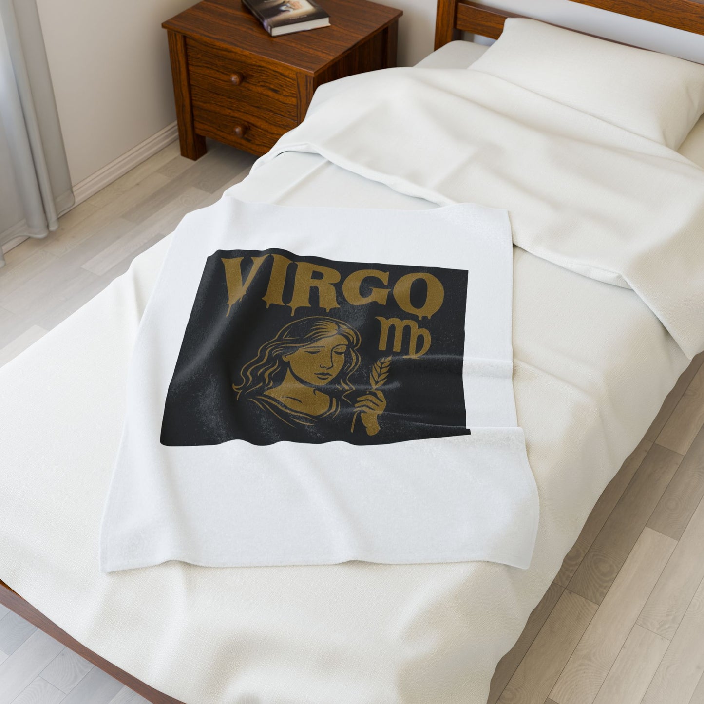 Scorpio Velveteen Plush Blanket | Cozy Zodiac Throw, Astrology Gift, Unique Home Decor, Birthday Gift for Scorpio, Warm & Soft Blanket