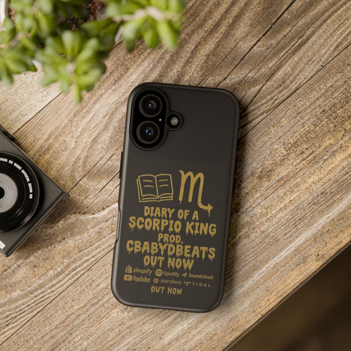 Scorpio King Phone Case - Diary of a Scorpio King, Tough Phone Cover, Zodiac Gifts, Astrology Accessory, Durable Protection