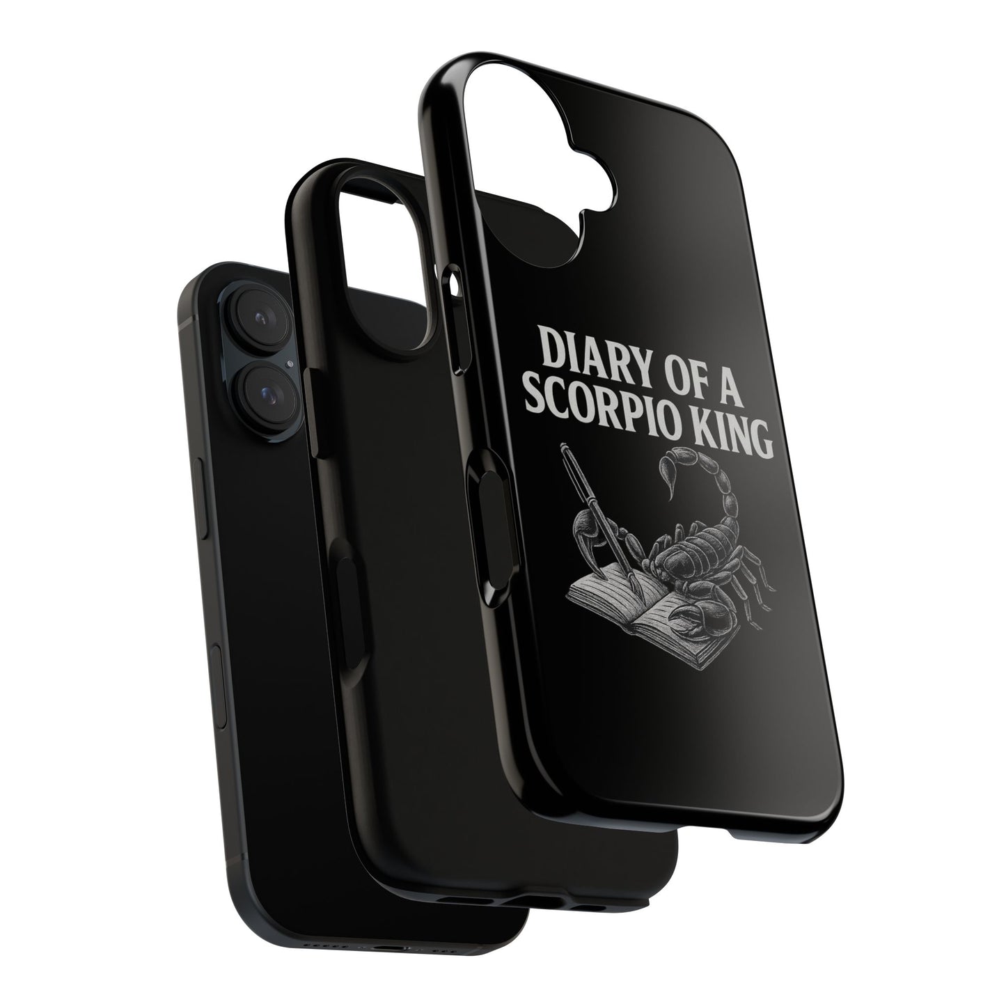 Scorpio King Phone Case - Diary of a Scorpio King, Tough Phone Cover, Zodiac Gifts, Astrology Accessory, Durable Protection