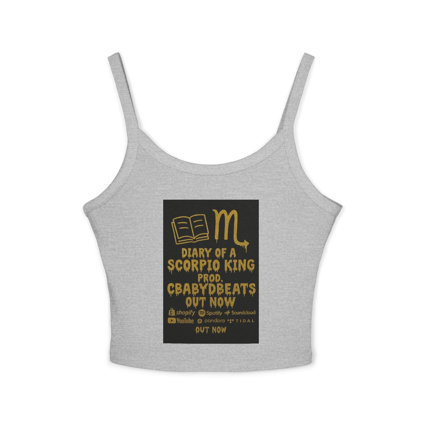 Sagittarius Zodiac Spaghetti Strap Tank Top, Astrology Apparel, Horoscope Gift, Birthday Top, Summer Fashion, Zodiac Sign Clothing