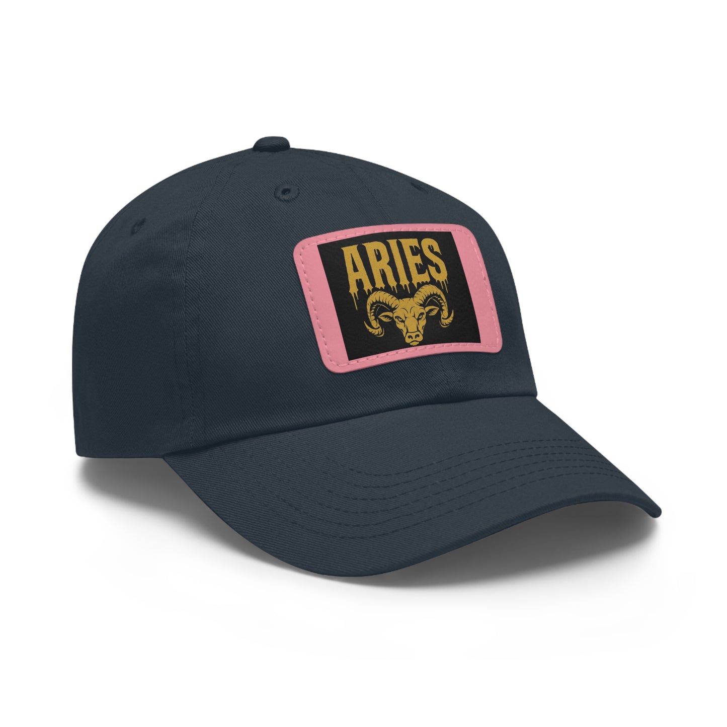 Dad Hat with Leather Patch, Astrology Fashion Hat, Gift for Pisces, Casual Outfit Accessory, Birthday Gift for Him
