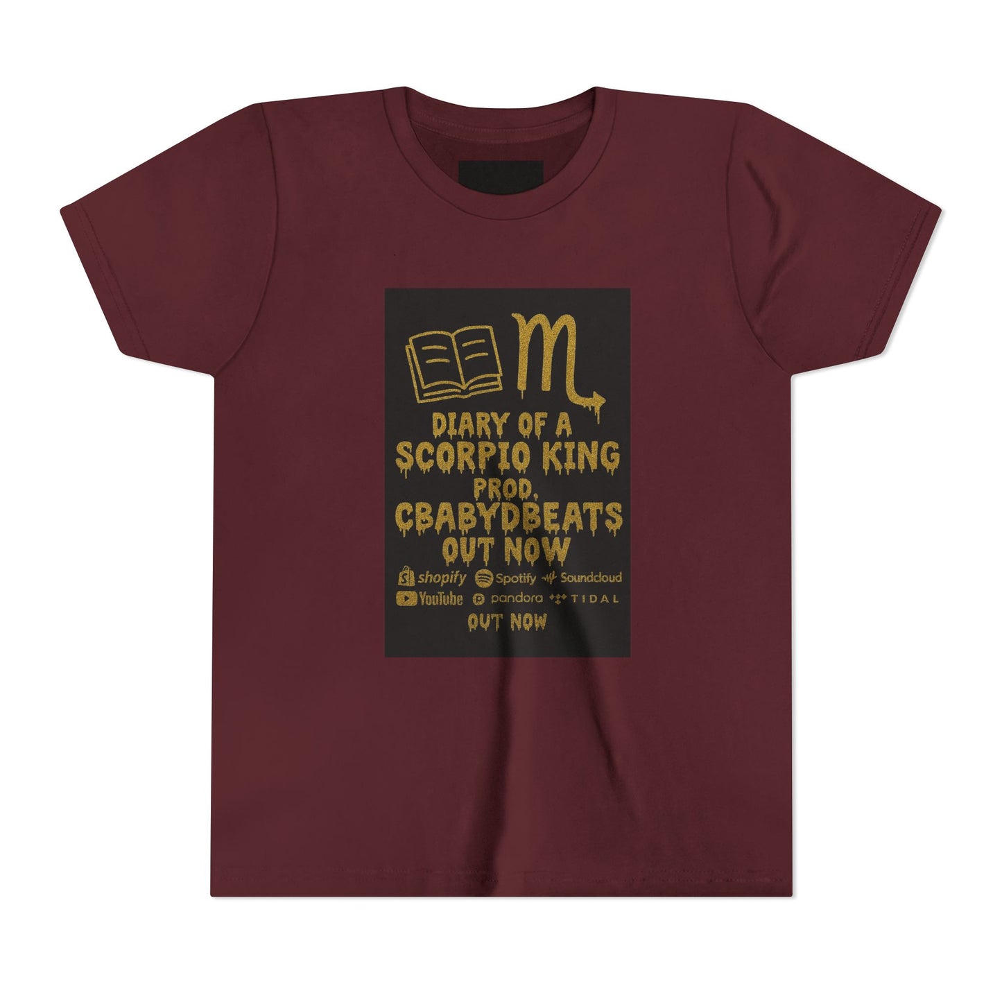 Gemini Wolf Youth Short Sleeve Tee - Astrology Shirt, Birthday Gift, Zodiac Apparel, Unique Tee for Kids