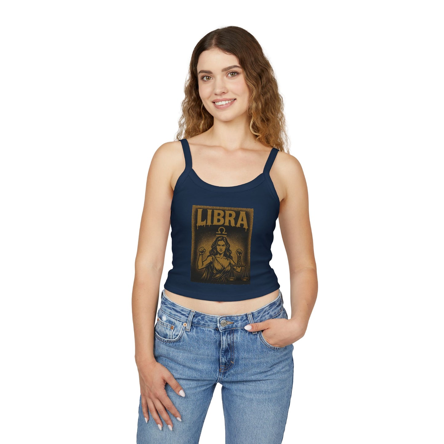 Sagittarius Zodiac Spaghetti Strap Tank Top, Astrology Apparel, Horoscope Gift, Birthday Top, Summer Fashion, Zodiac Sign Clothing