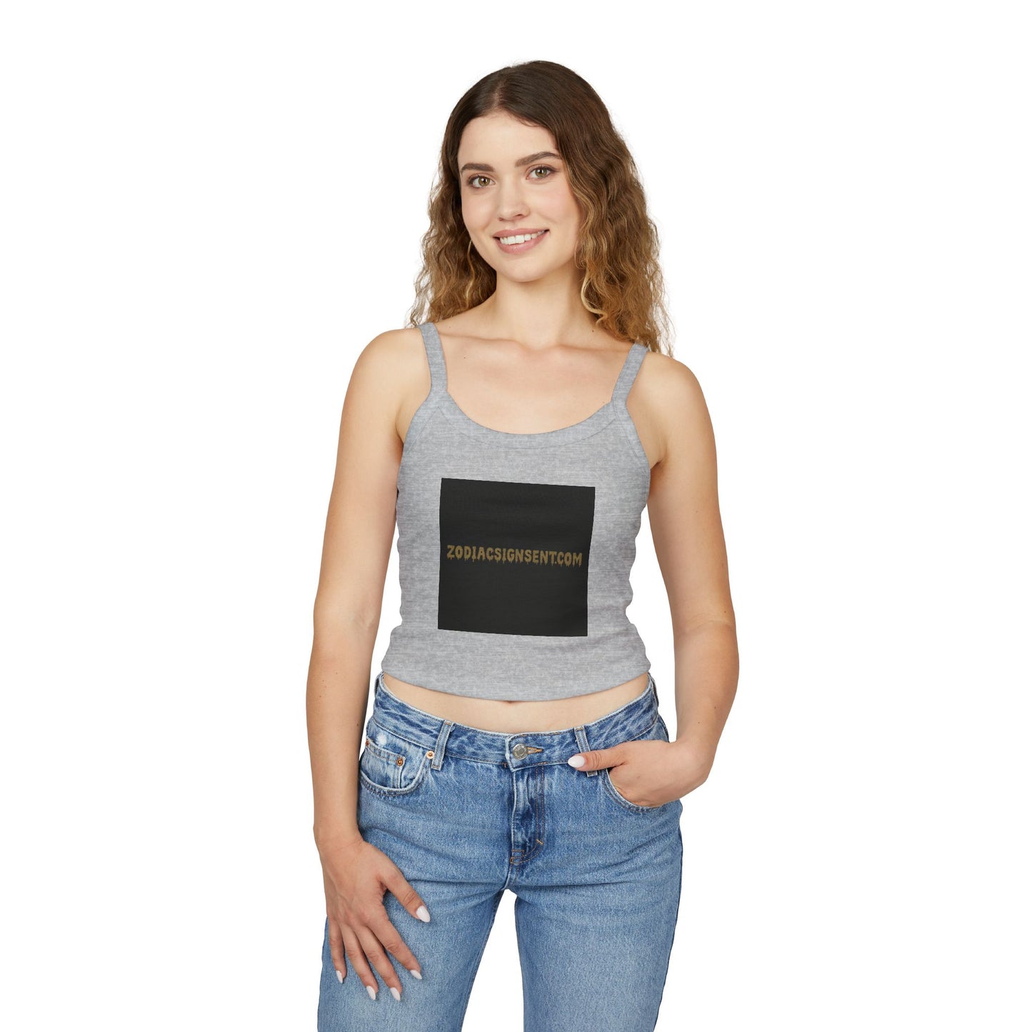 Sagittarius Zodiac Spaghetti Strap Tank Top, Astrology Apparel, Horoscope Gift, Birthday Top, Summer Fashion, Zodiac Sign Clothing
