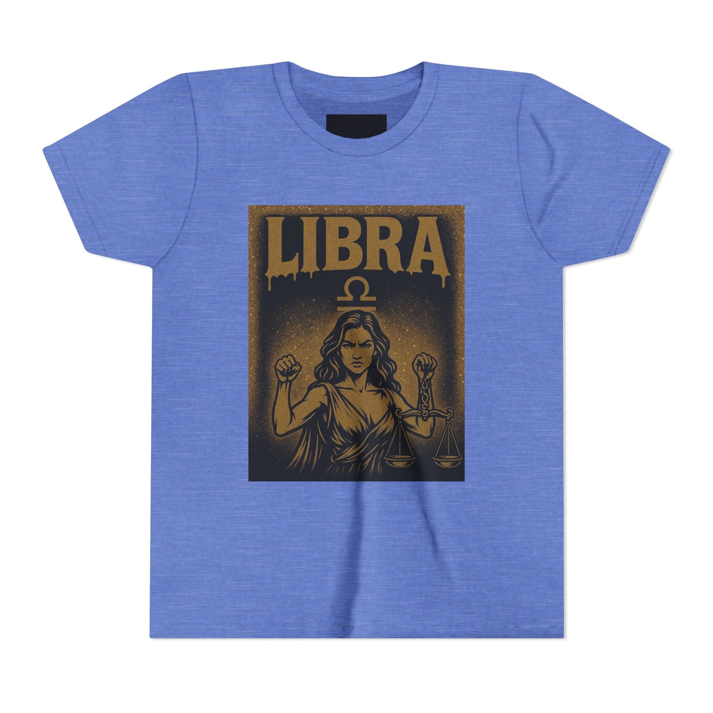Gemini Wolf Youth Short Sleeve Tee - Astrology Shirt, Birthday Gift, Zodiac Apparel, Unique Tee for Kids