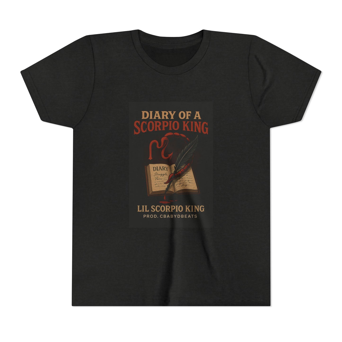 Gemini Wolf Youth Short Sleeve Tee - Astrology Shirt, Birthday Gift, Zodiac Apparel, Unique Tee for Kids