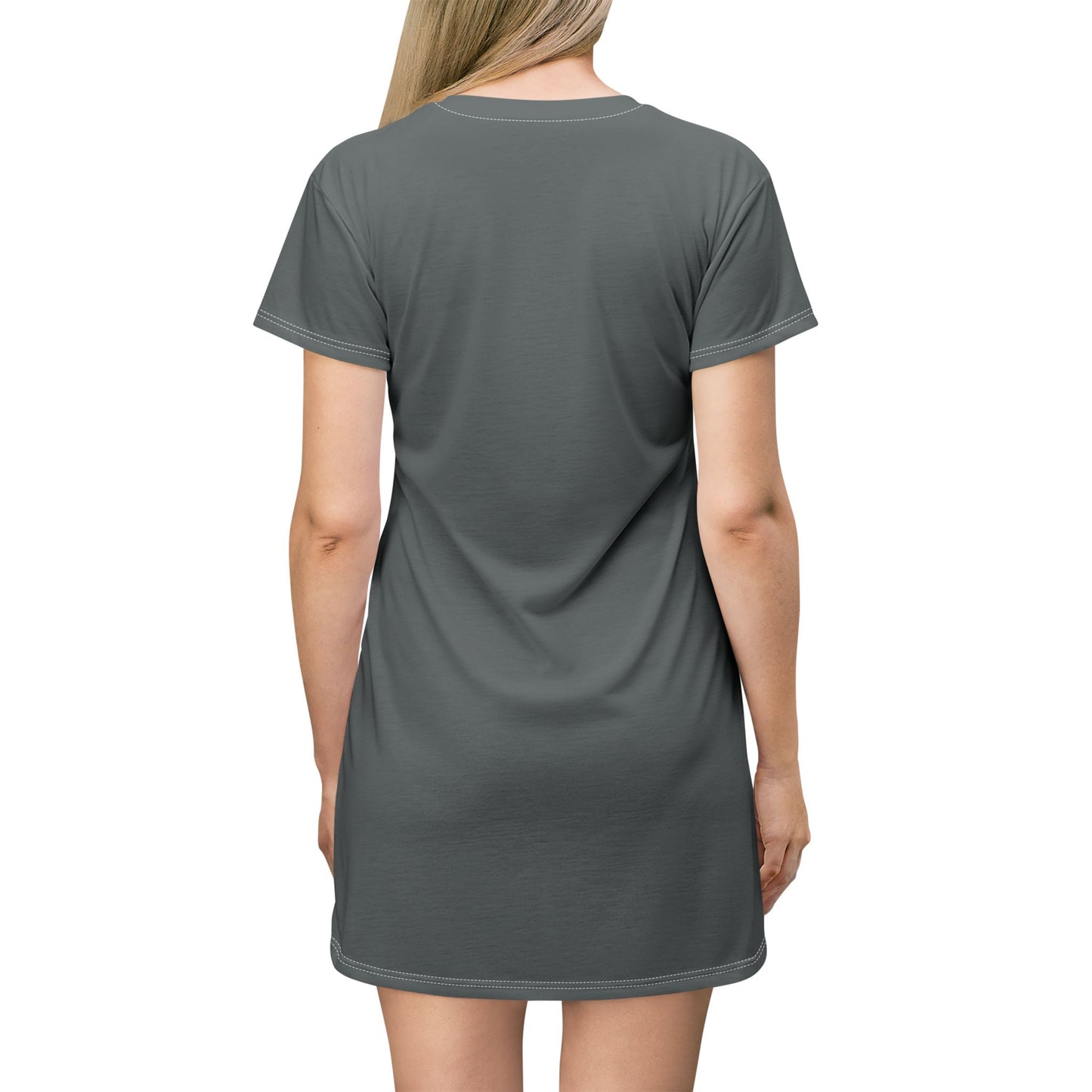Music Vibes Graphic T-Shirt Dress, Casual Summer Dress, Women’s Lounge Wear, Gift for Music Lovers, Festival Outfit