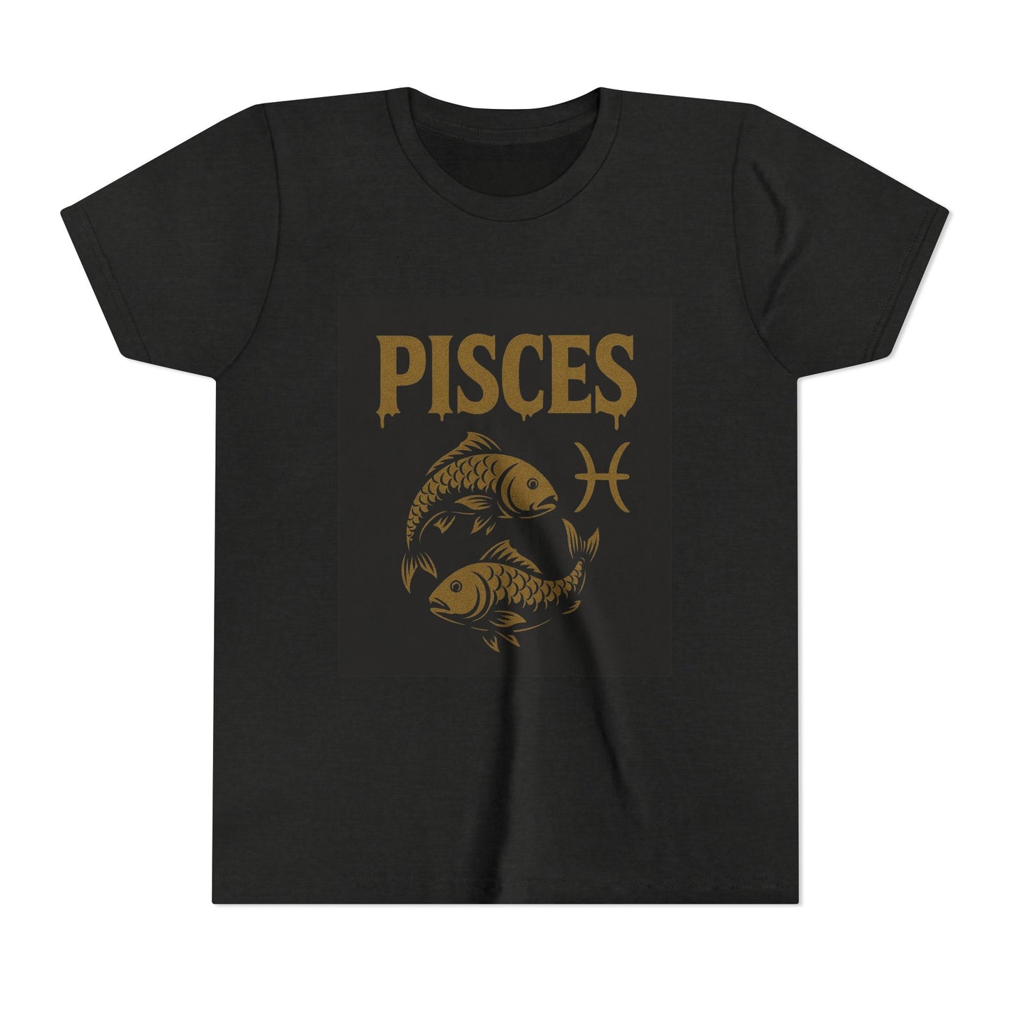 Gemini Wolf Youth Short Sleeve Tee - Astrology Shirt, Birthday Gift, Zodiac Apparel, Unique Tee for Kids