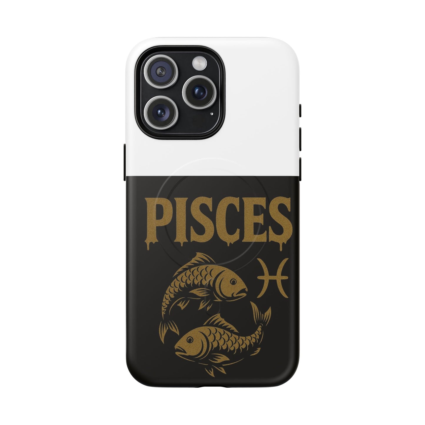 Pisces Zodiac Magnetic Phone Case, Tough Phone Cover for Astrologers, Horoscope Gift, Astrology Accessory, Durable Cell Phone Protector