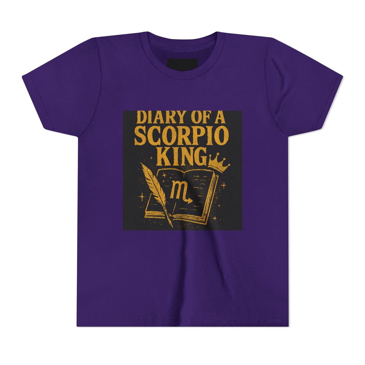 Gemini Wolf Youth Short Sleeve Tee - Astrology Shirt, Birthday Gift, Zodiac Apparel, Unique Tee for Kids