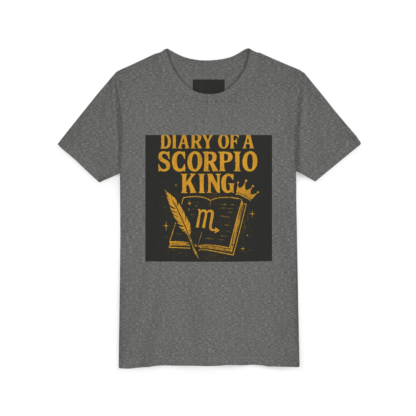 Gemini Wolf Youth Short Sleeve Tee - Astrology Shirt, Birthday Gift, Zodiac Apparel, Unique Tee for Kids