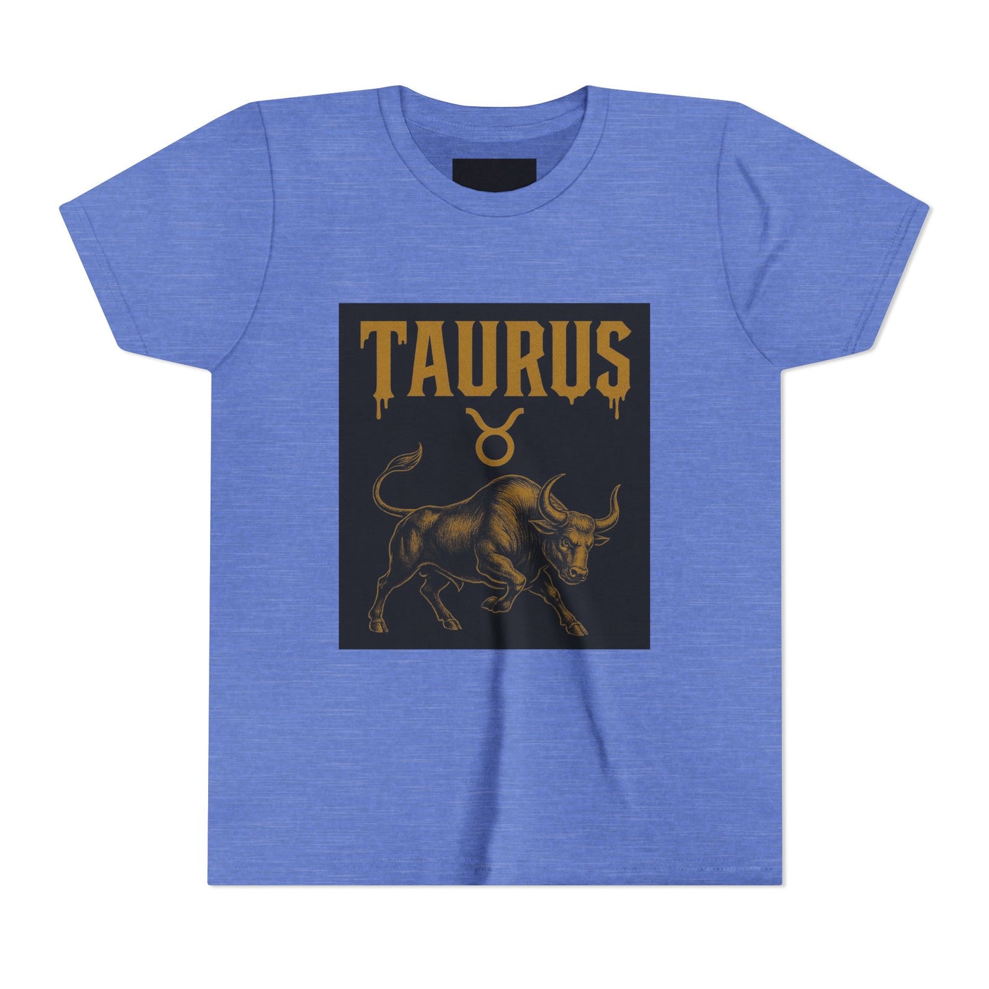 Gemini Wolf Youth Short Sleeve Tee - Astrology Shirt, Birthday Gift, Zodiac Apparel, Unique Tee for Kids