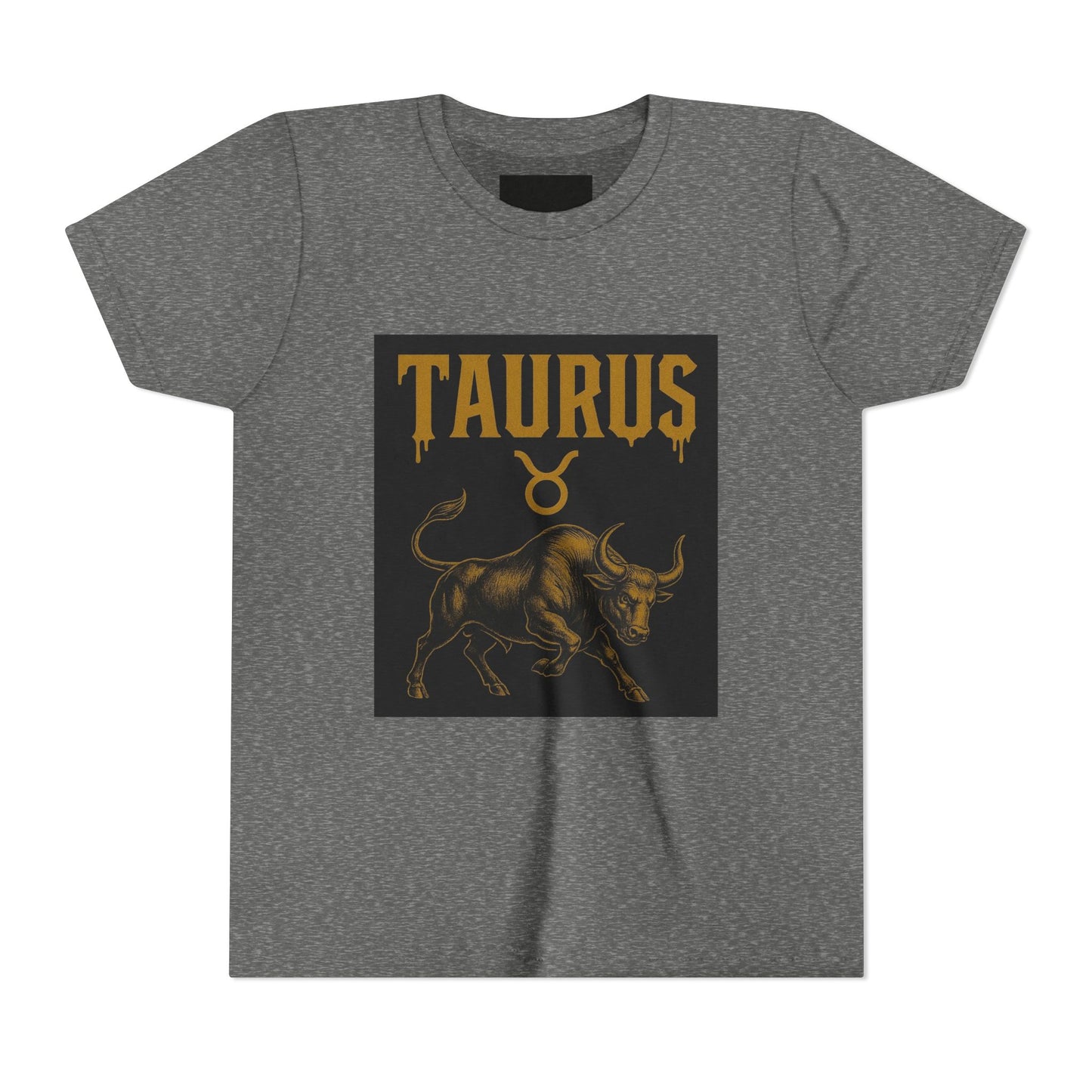 Gemini Wolf Youth Short Sleeve Tee - Astrology Shirt, Birthday Gift, Zodiac Apparel, Unique Tee for Kids