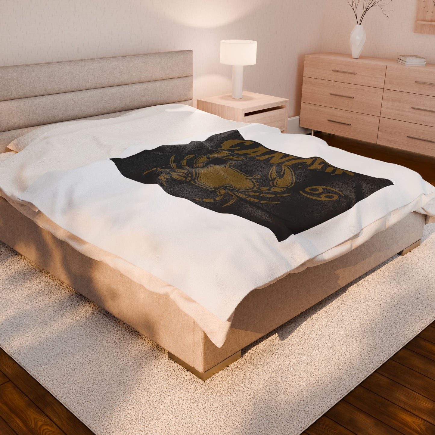 Scorpio Velveteen Plush Blanket | Cozy Zodiac Throw, Astrology Gift, Unique Home Decor, Birthday Gift for Scorpio, Warm & Soft Blanket