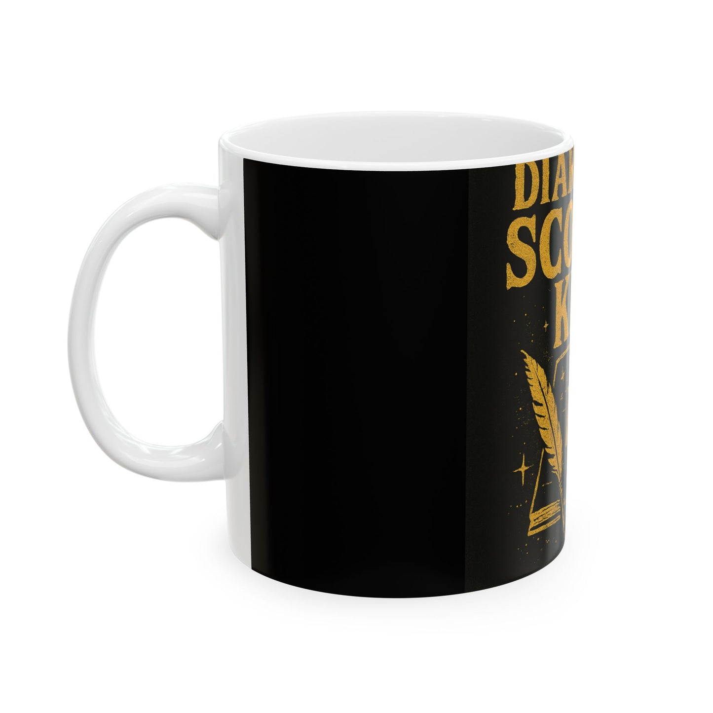 Funny Ceramic Mug, Shhh Don't Say Shi, Gift for Coffee Lovers, Home Office Decor, Gag Gift, Encourage Smiles