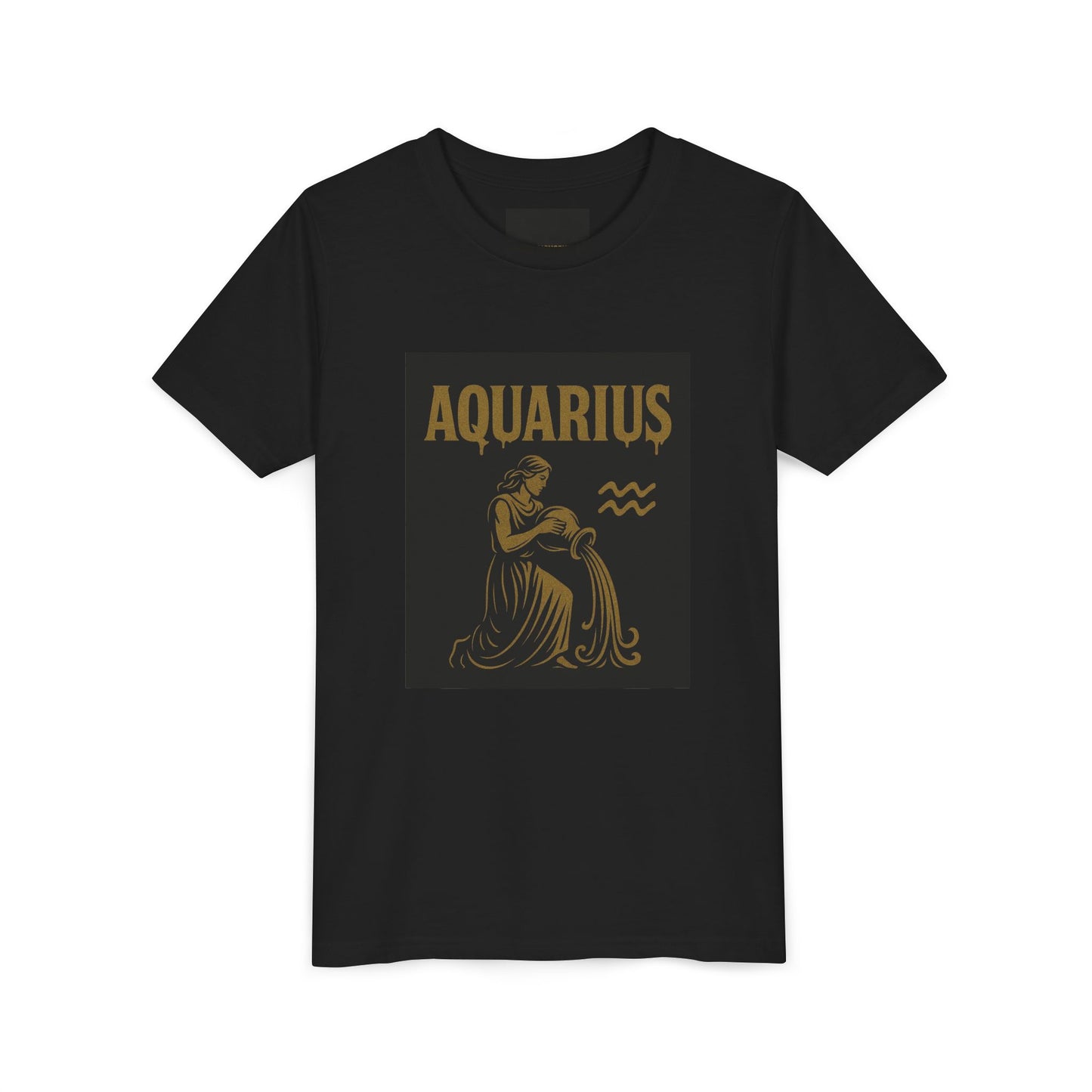 Gemini Wolf Youth Short Sleeve Tee - Astrology Shirt, Birthday Gift, Zodiac Apparel, Unique Tee for Kids