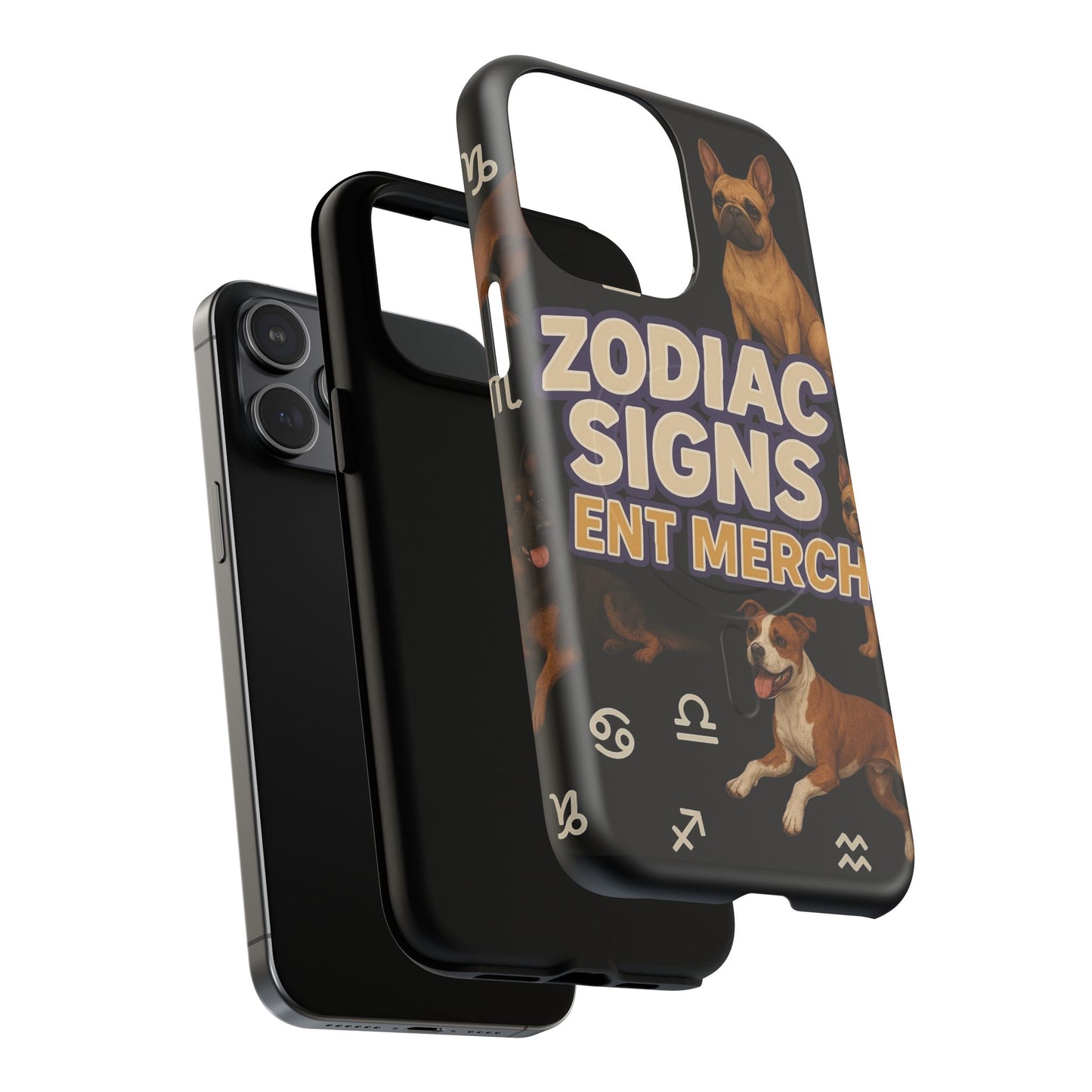Zodiac Magnetic Phone Case, Tough Phone Cover for Astrologers, Horoscope Gift, Astrology Accessory, Durable Cell Phone Protector