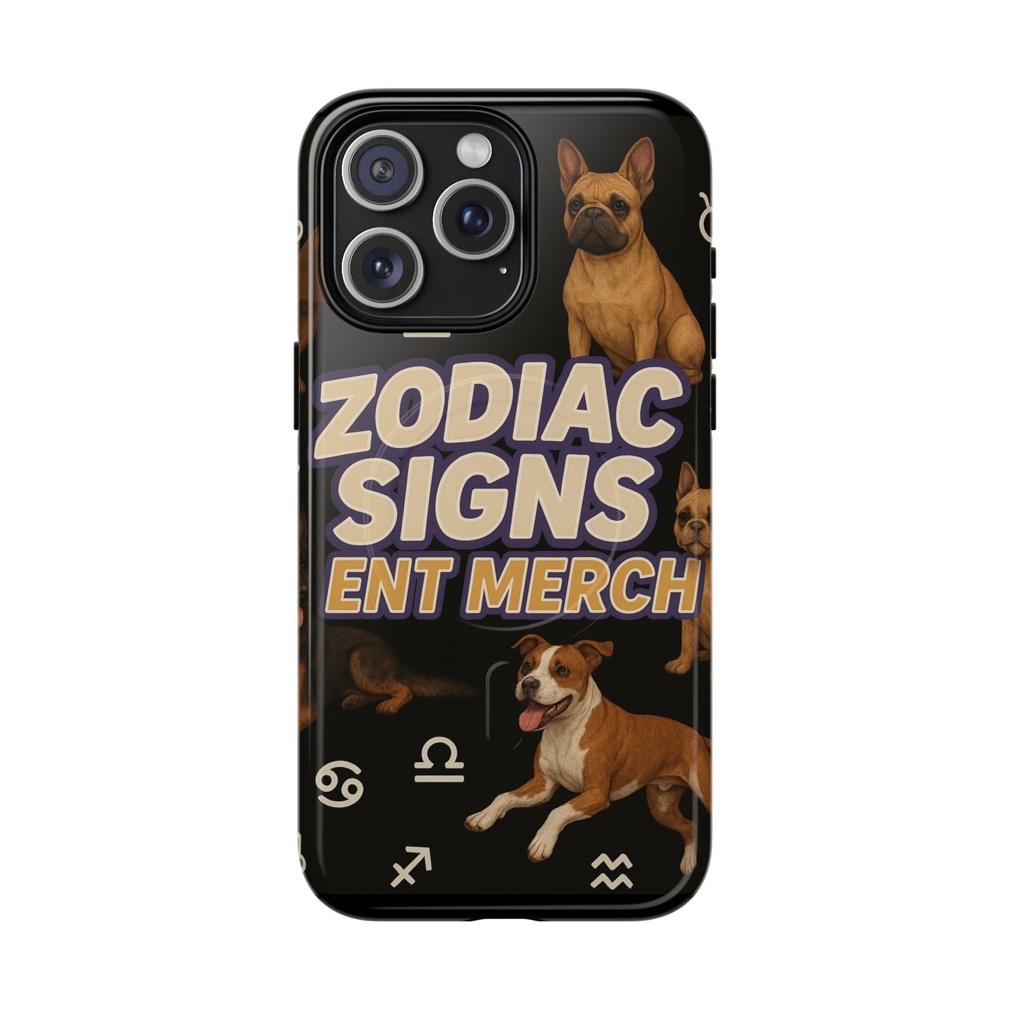 Zodiac Magnetic Phone Case, Tough Phone Cover for Astrologers, Horoscope Gift, Astrology Accessory, Durable Cell Phone Protector
