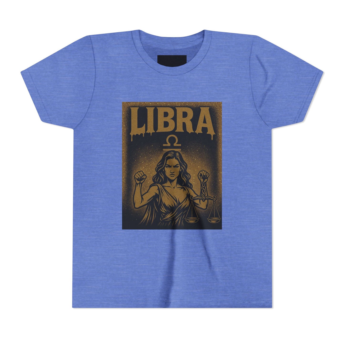 Gemini Wolf Youth Short Sleeve Tee - Astrology Shirt, Birthday Gift, Zodiac Apparel, Unique Tee for Kids