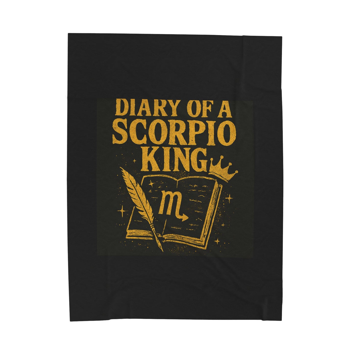 Scorpio Velveteen Plush Blanket | Cozy Zodiac Throw, Astrology Gift, Unique Home Decor, Birthday Gift for Scorpio, Warm & Soft Blanket