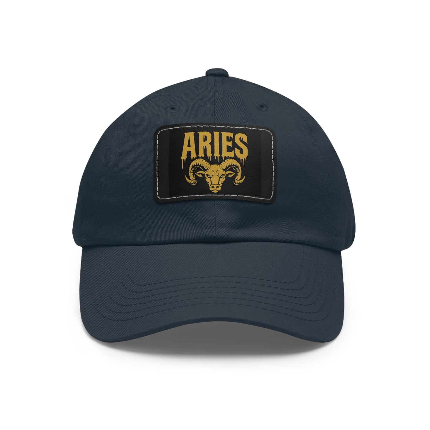 Dad Hat with Leather Patch, Astrology Fashion Hat, Gift for Pisces, Casual Outfit Accessory, Birthday Gift for Him