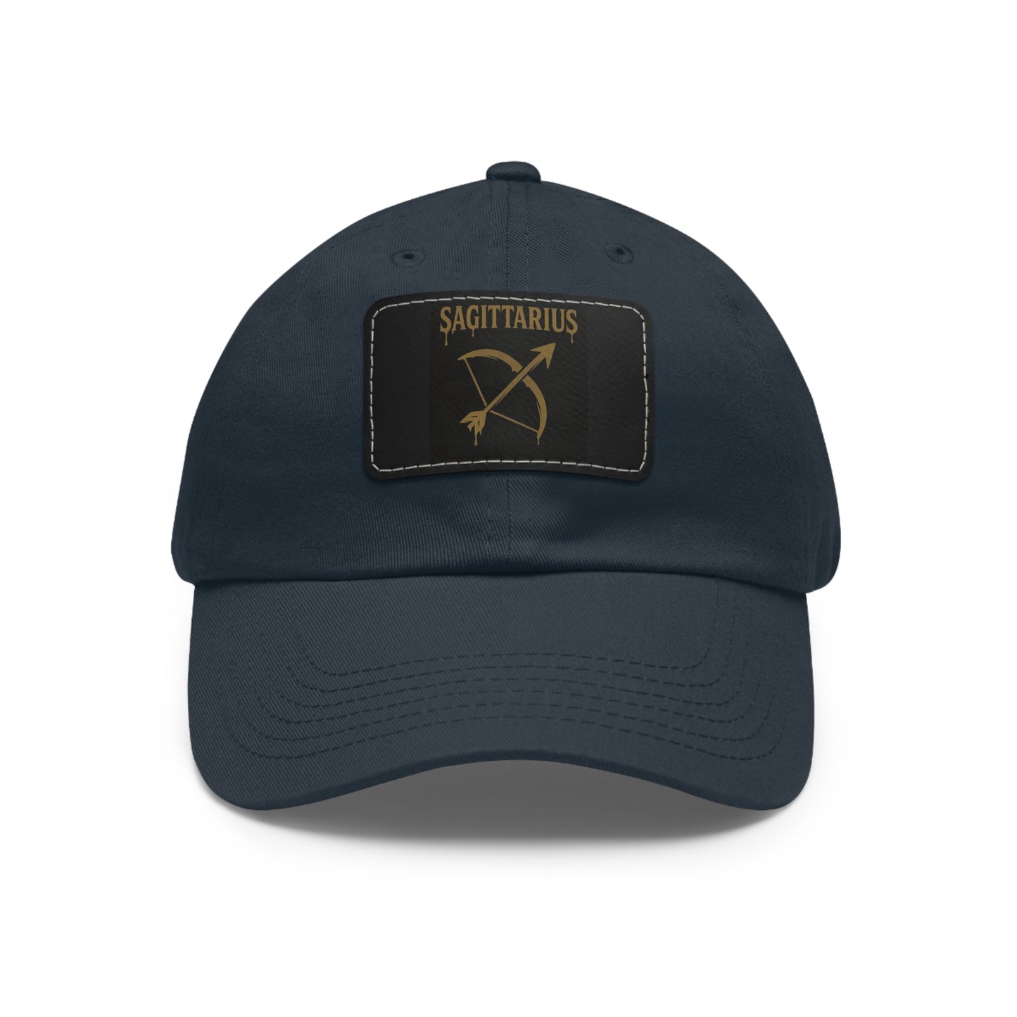 Dad Hat with Leather Patch, Astrology Fashion Hat, Gift for Pisces, Casual Outfit Accessory, Birthday Gift for Him