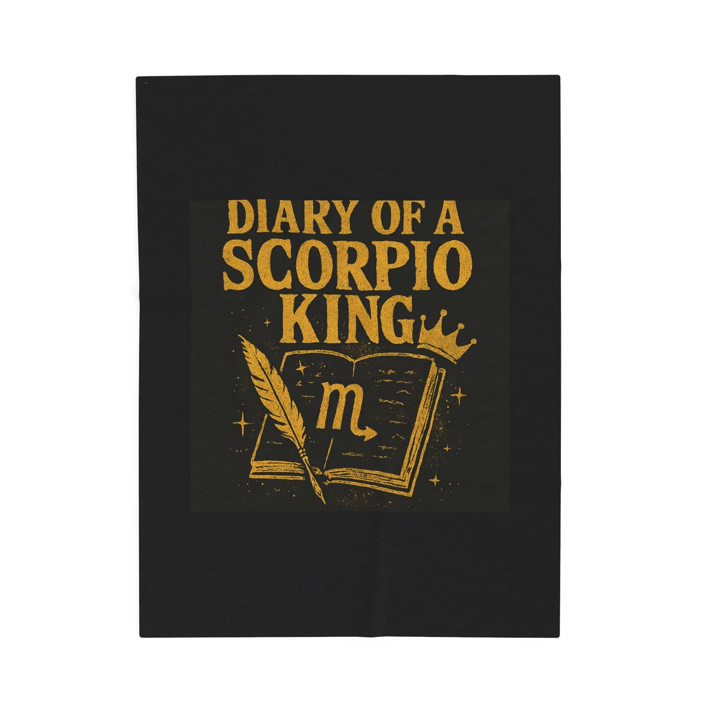 Scorpio Velveteen Plush Blanket | Cozy Zodiac Throw, Astrology Gift, Unique Home Decor, Birthday Gift for Scorpio, Warm & Soft Blanket