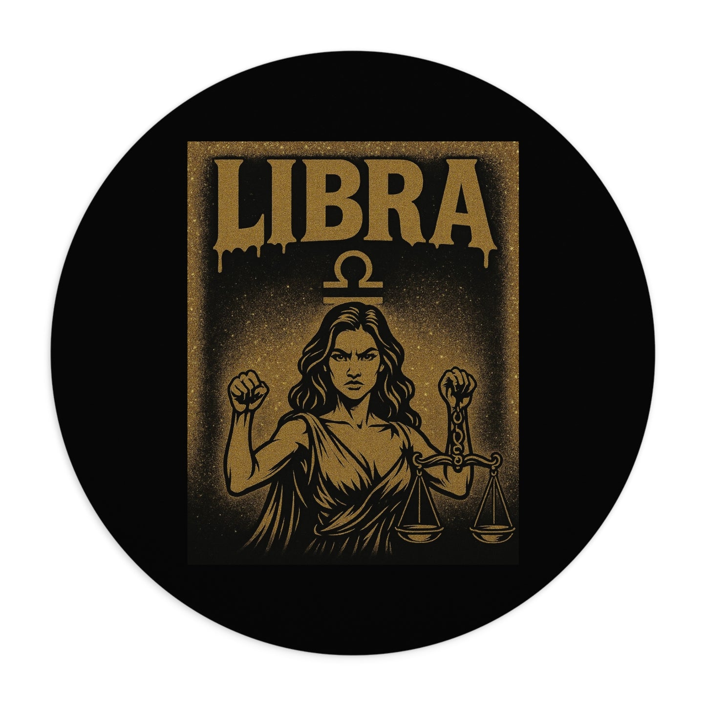 King Mouse Pad | Zodiac Gift, Astrology Decor, Gamer Accessory, Office Supplies, Astrology Lover Gift