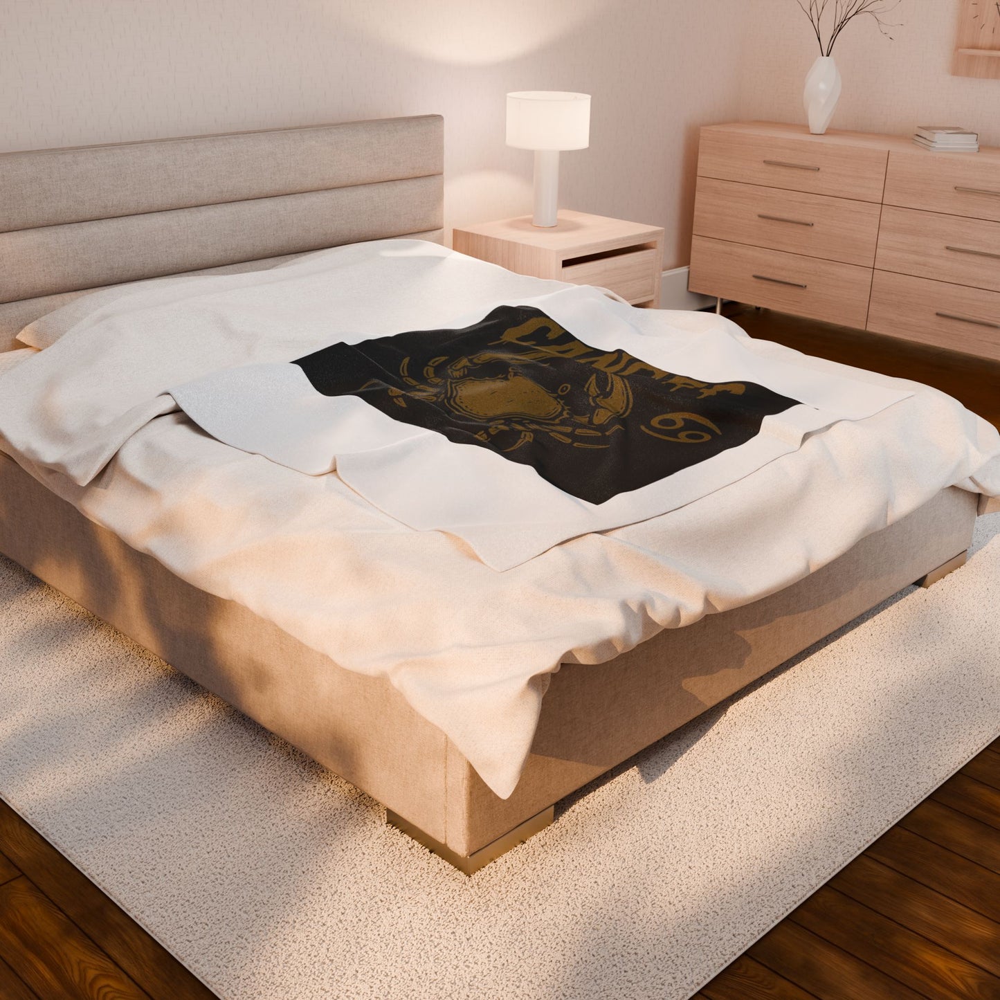 Scorpio Velveteen Plush Blanket | Cozy Zodiac Throw, Astrology Gift, Unique Home Decor, Birthday Gift for Scorpio, Warm & Soft Blanket