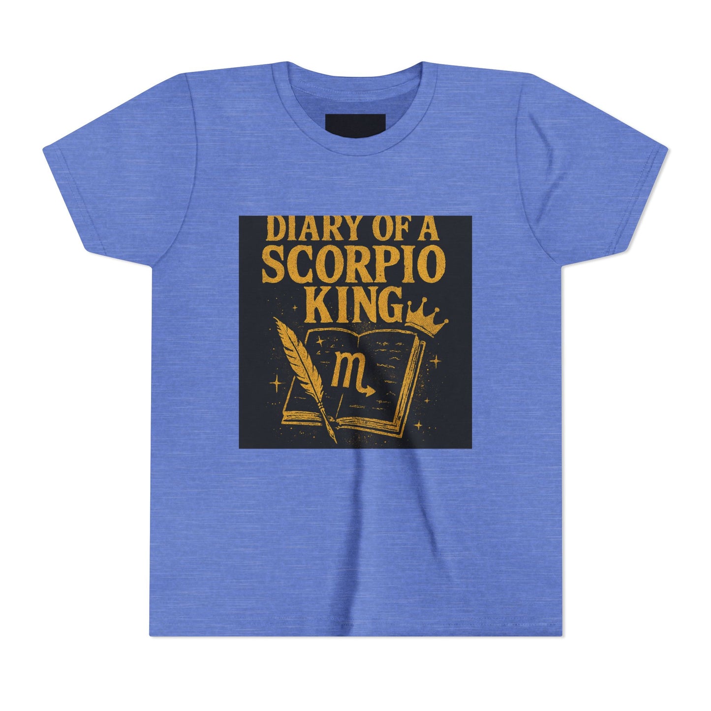 Gemini Wolf Youth Short Sleeve Tee - Astrology Shirt, Birthday Gift, Zodiac Apparel, Unique Tee for Kids
